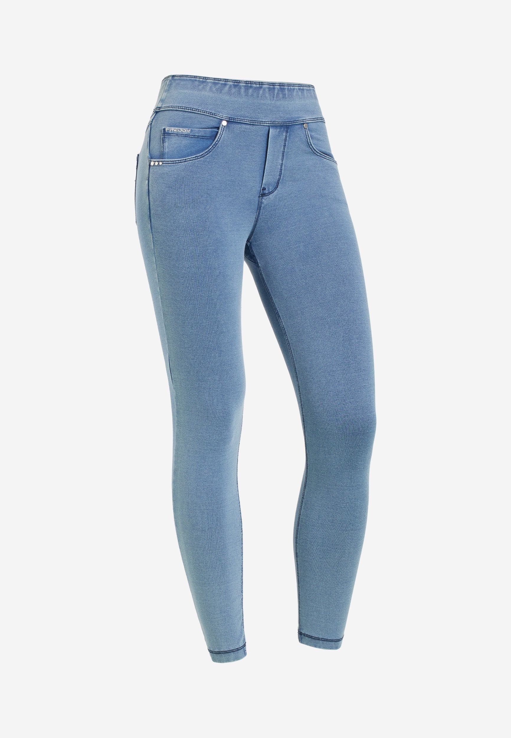 legging-freddy-n-o-w-superskinny-taille-mi-haute-jersey-denim image 6