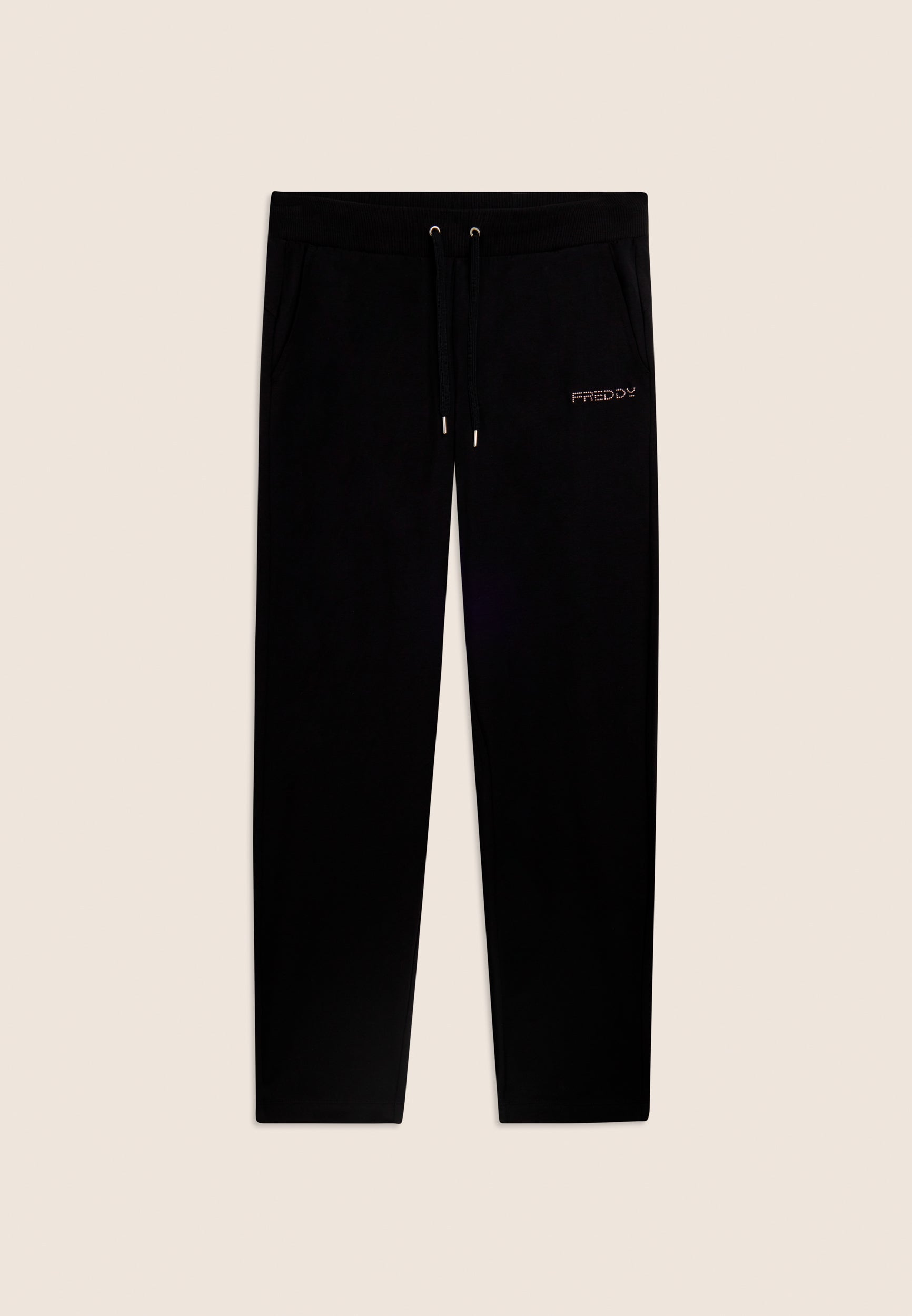 freddy-pantalon-sport-femme-regular-freddy-perles-roses-jersey-coton-stretch image 6