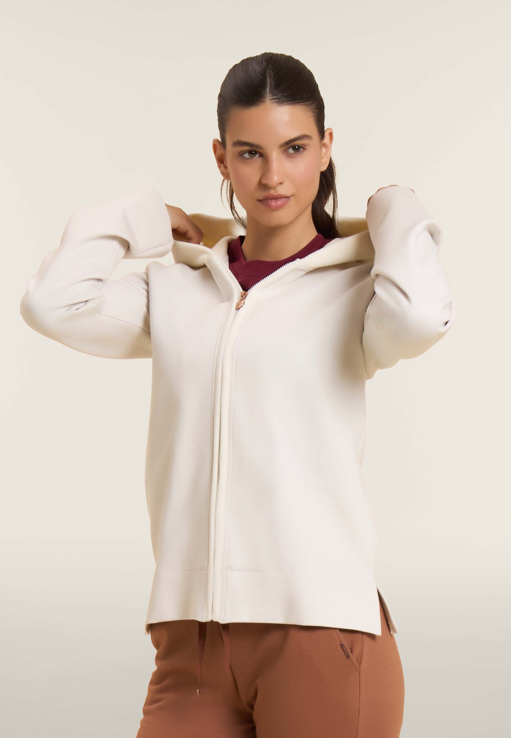 freddy-felpa-sweat-capuche-chenille-ray-e-viscose-full-zip image 1