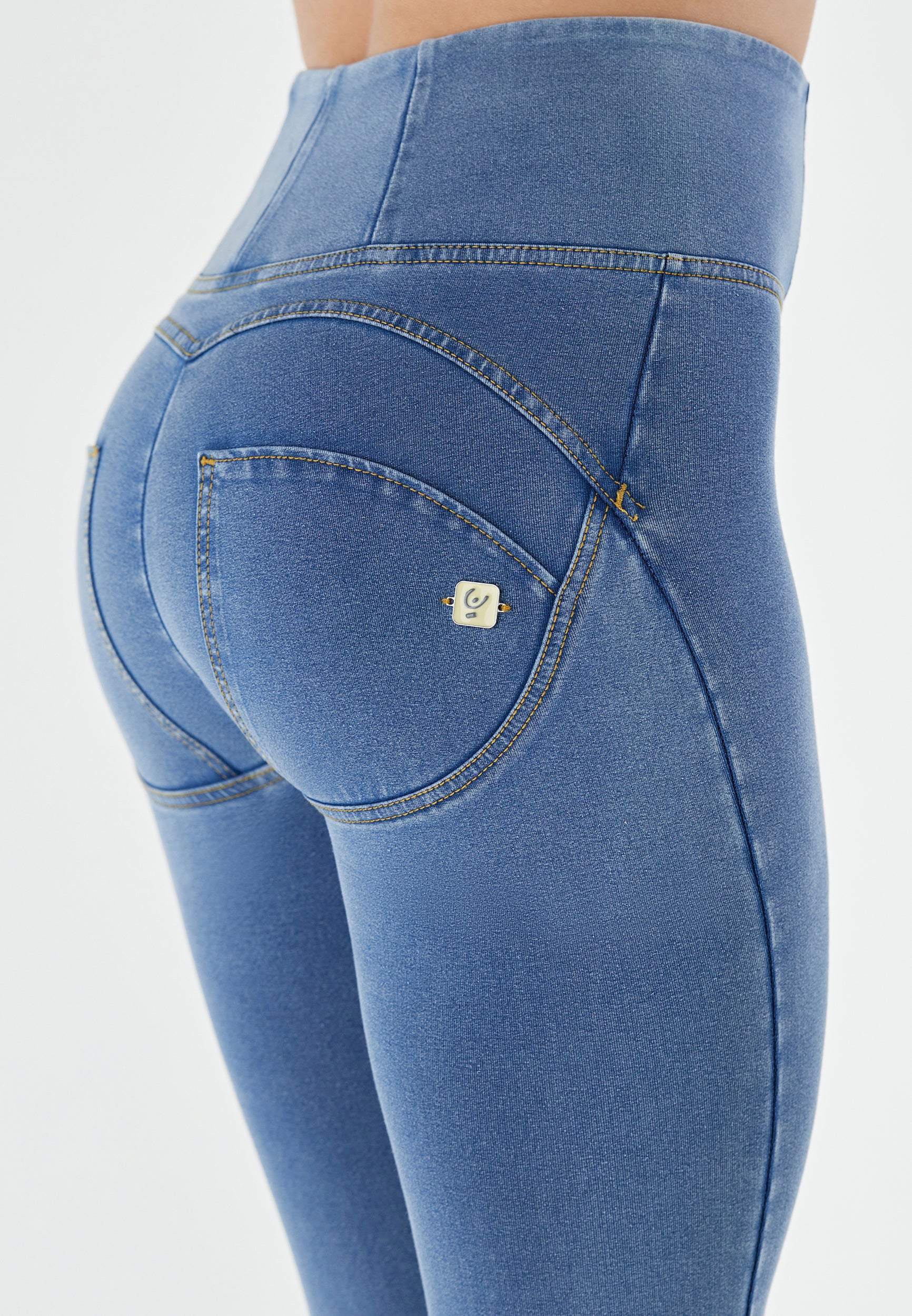 freddy-jeggings-wr-up-superskinny-taille-haute-zip-effet-denim image 5