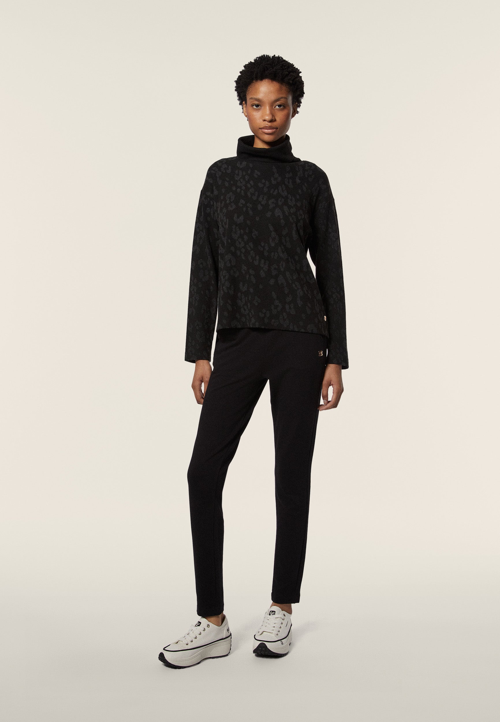 freddy-sweat-femme-viscose-interlock-tricot-imprim-animalier image 2