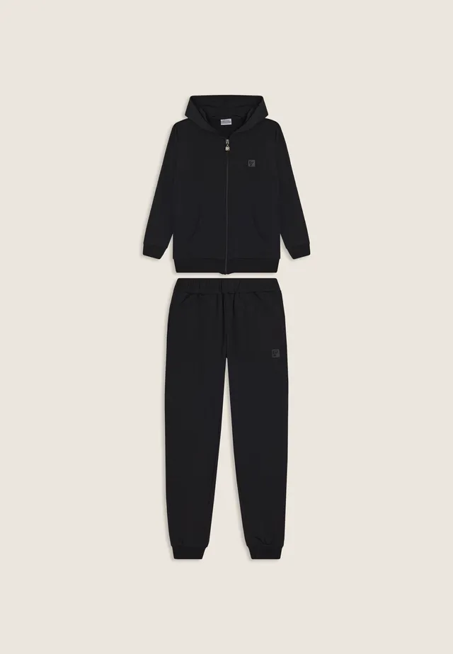 freddy-surv-tement-junior-fille-full-zip-capuche-poches-kangourou image 1
