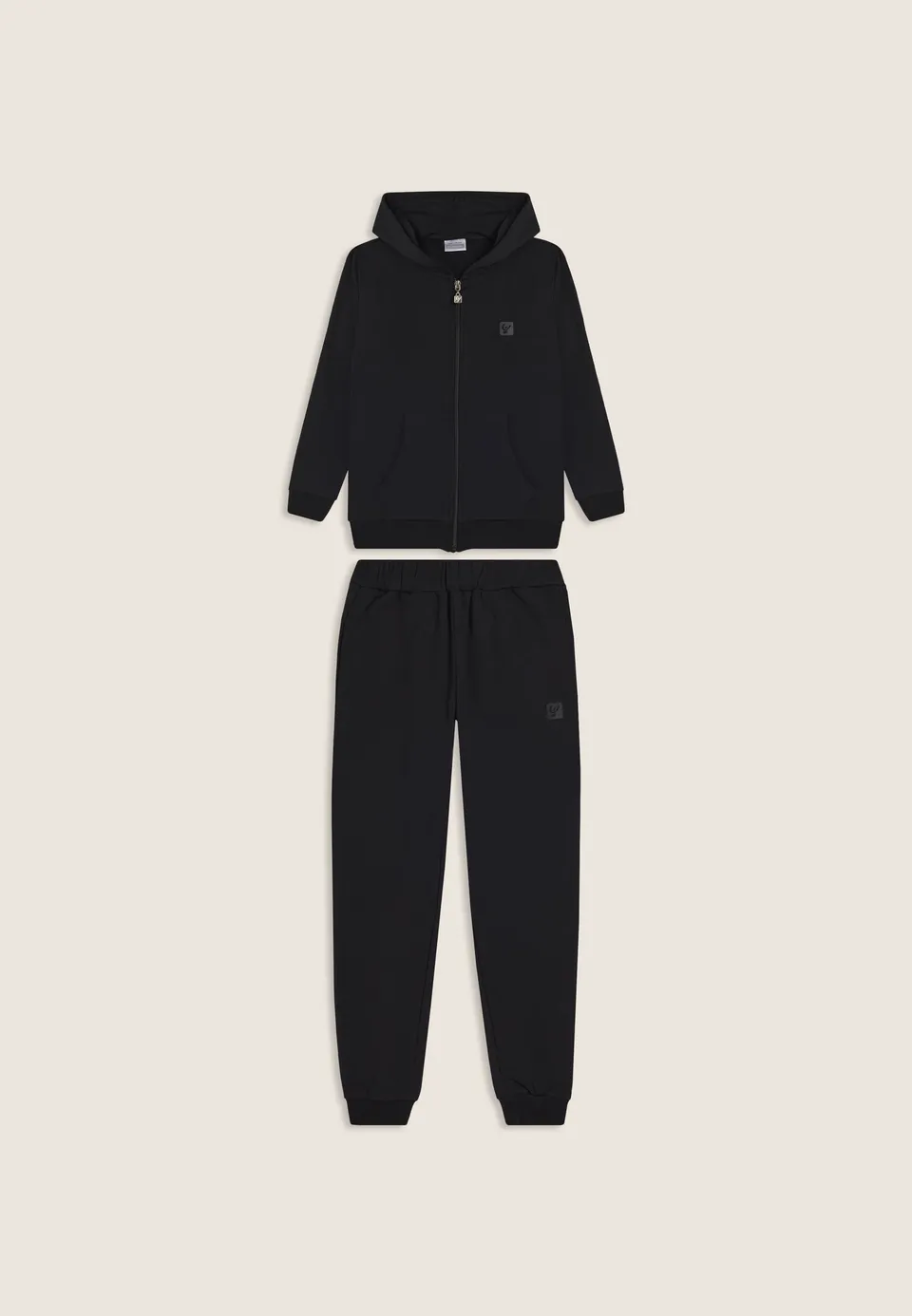 freddy-surv-tement-junior-fille-full-zip-capuche-poches-kangourou image 1