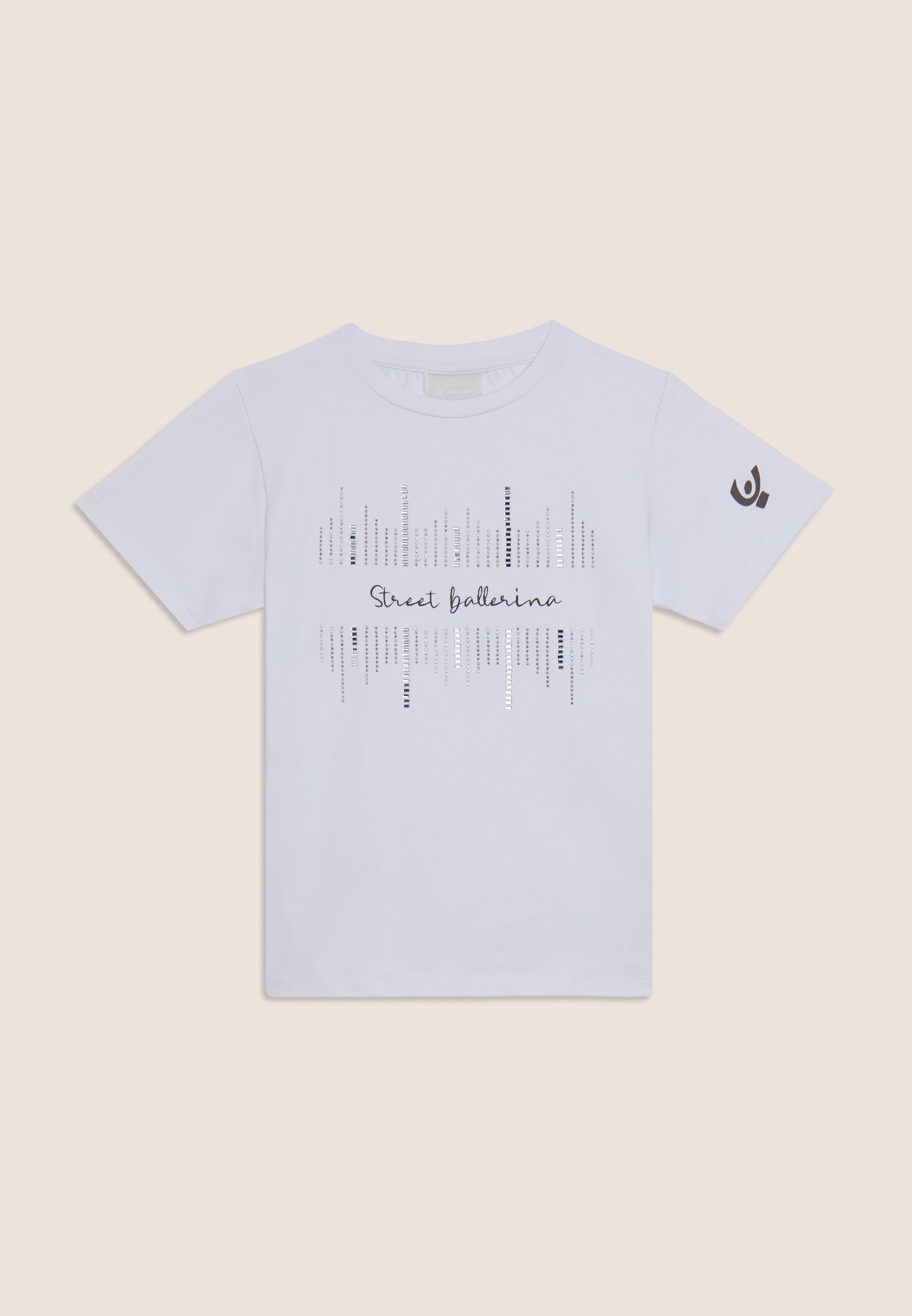 freddy-t-shirt-fille-street-ballerina-strass-jersey image 5