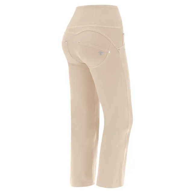 freddy-wr-up-pantalon-push-up-wide-bottom-cropped-en-gabardine image 1