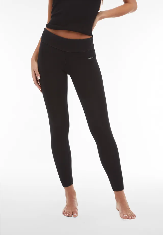 freddy-n-o-w-legging-femme-taille-moyenne-jersey-effet-denim-durable image 1