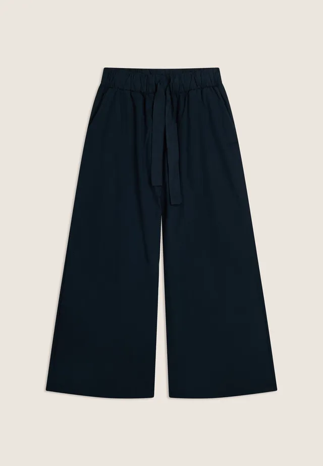 freddy-pantalon-sport-femme-wide-leg-coton-stretch-full-length image 1