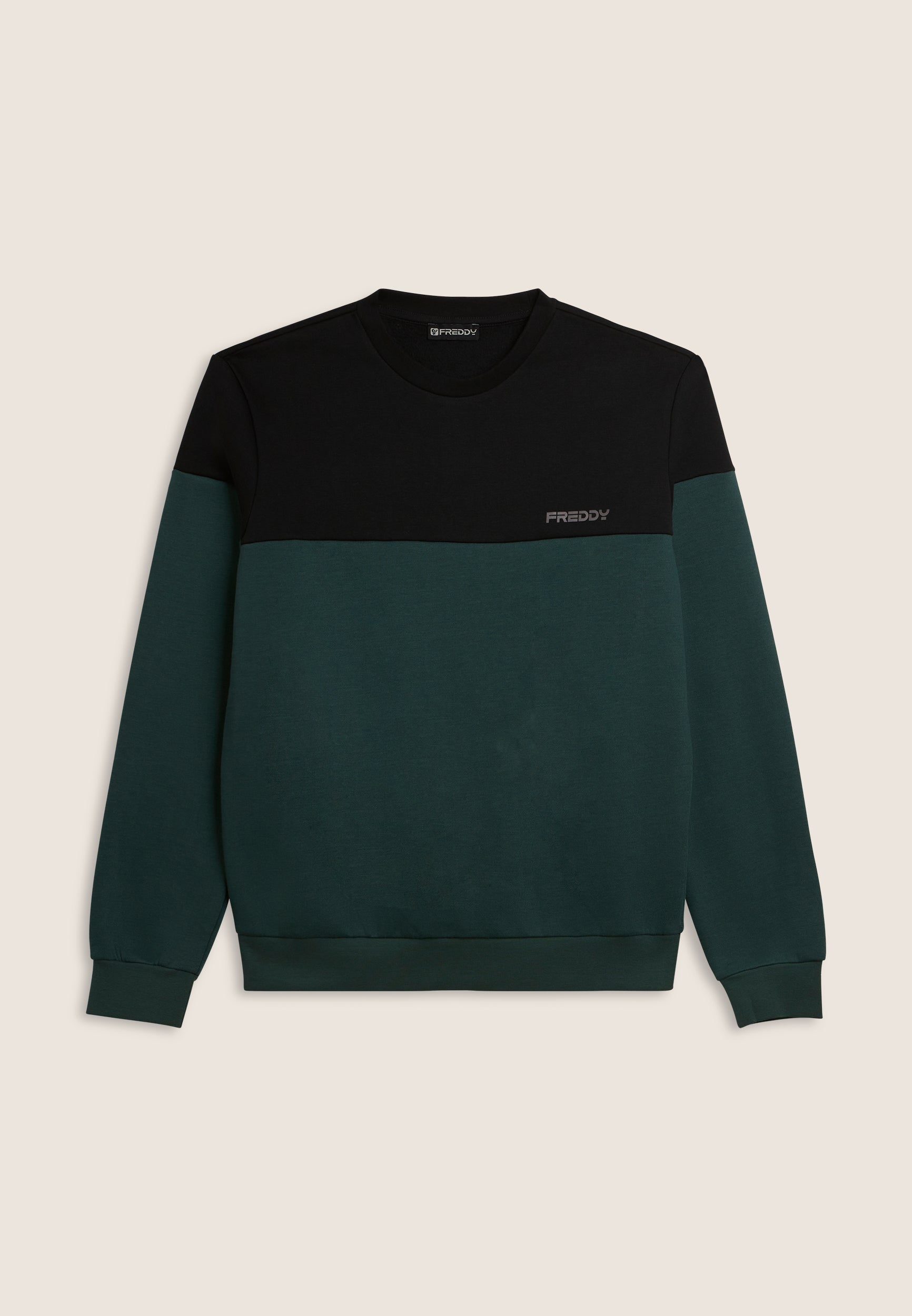 freddy-sweat-col-rond-colour-block-paules-contrast-es-homme image 4