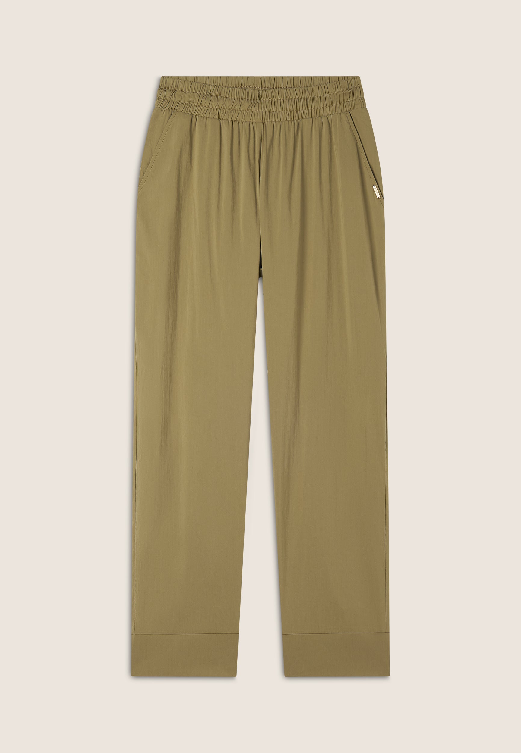 freddy-pantalon-popeline-elasticizzato-regular-fit-droit image 5