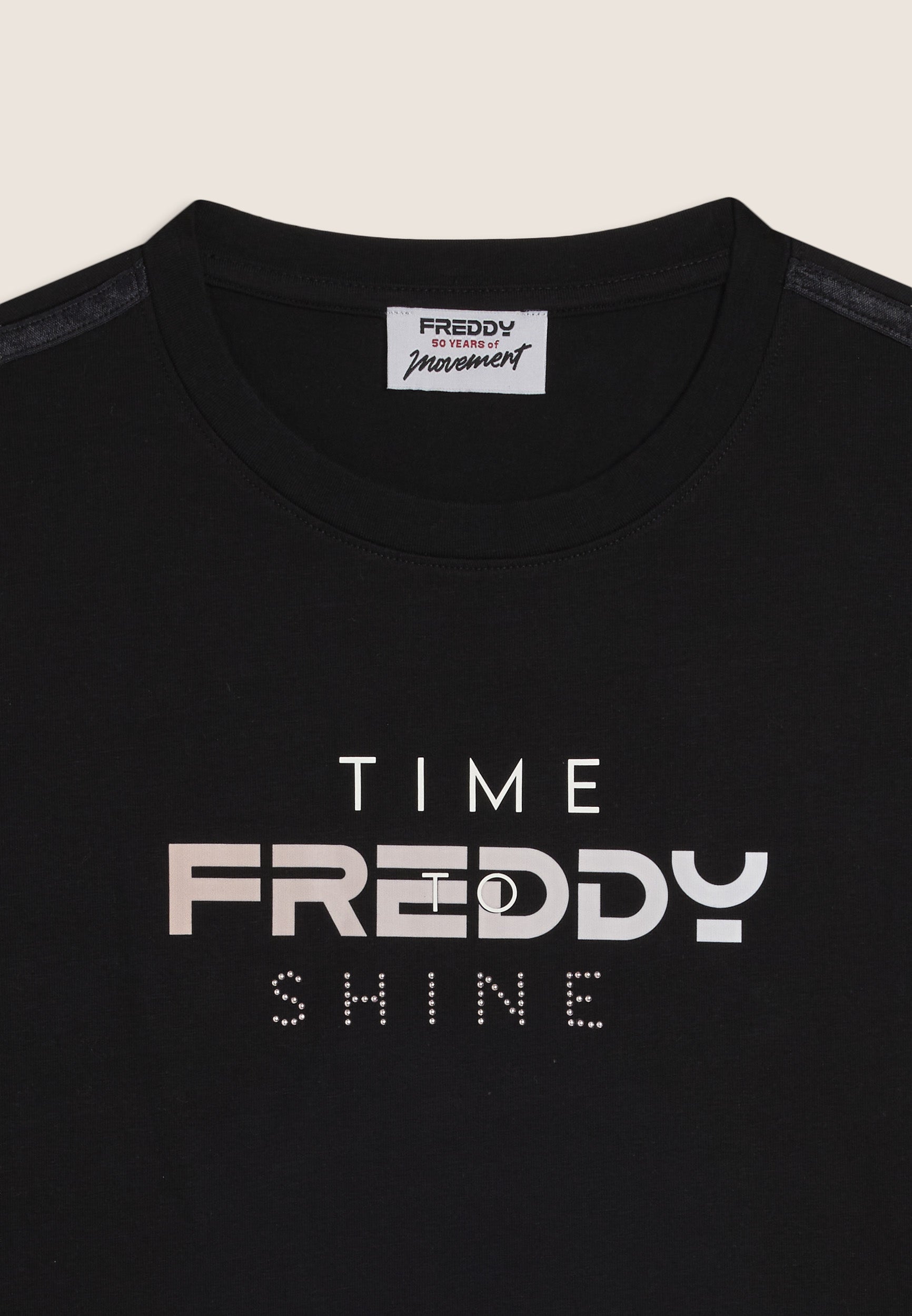 freddy-sweat-femme-col-rond-logo-time-shine-jersey-coton image 7