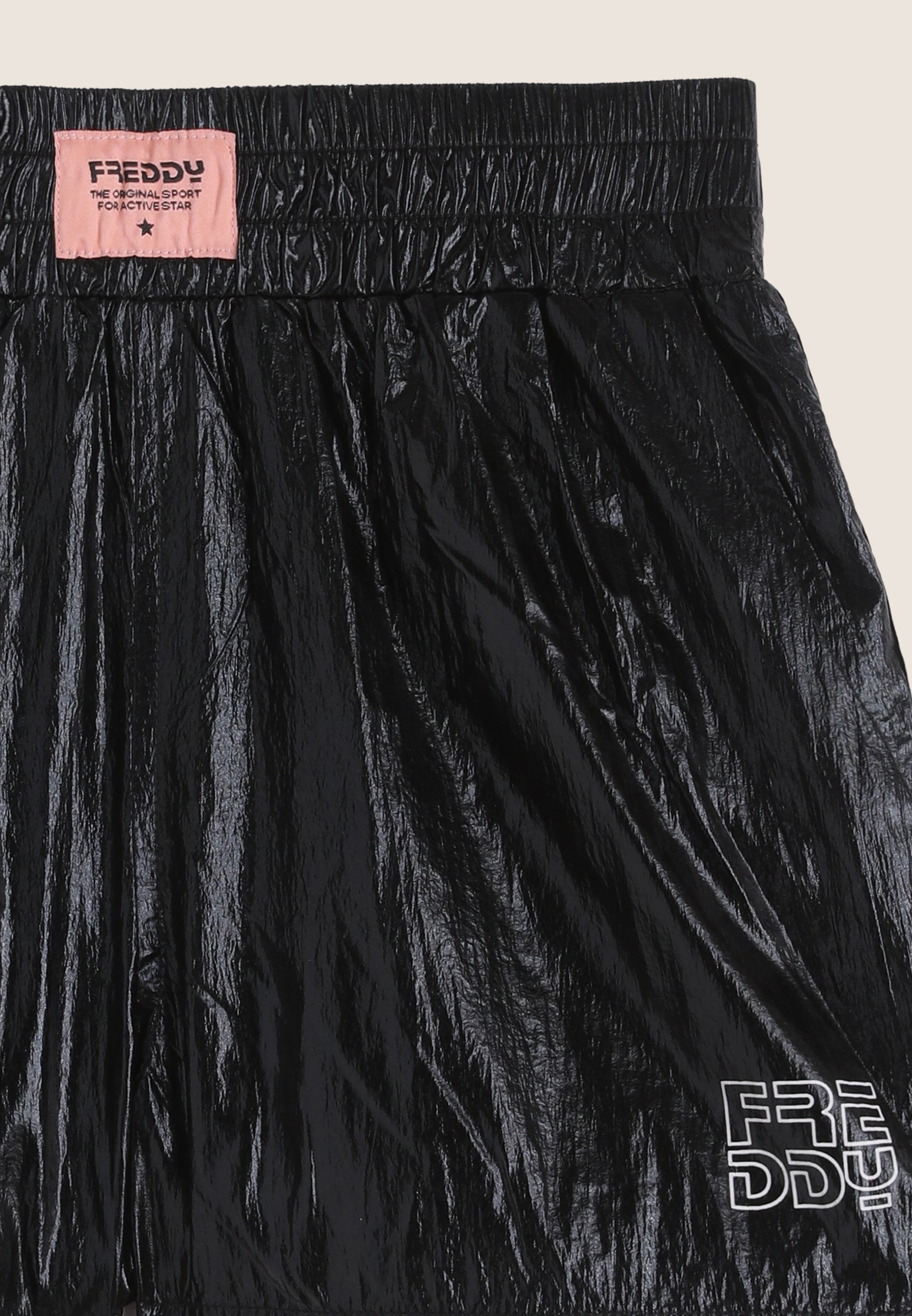freddy-short-fille-coated-argent-poches image 3