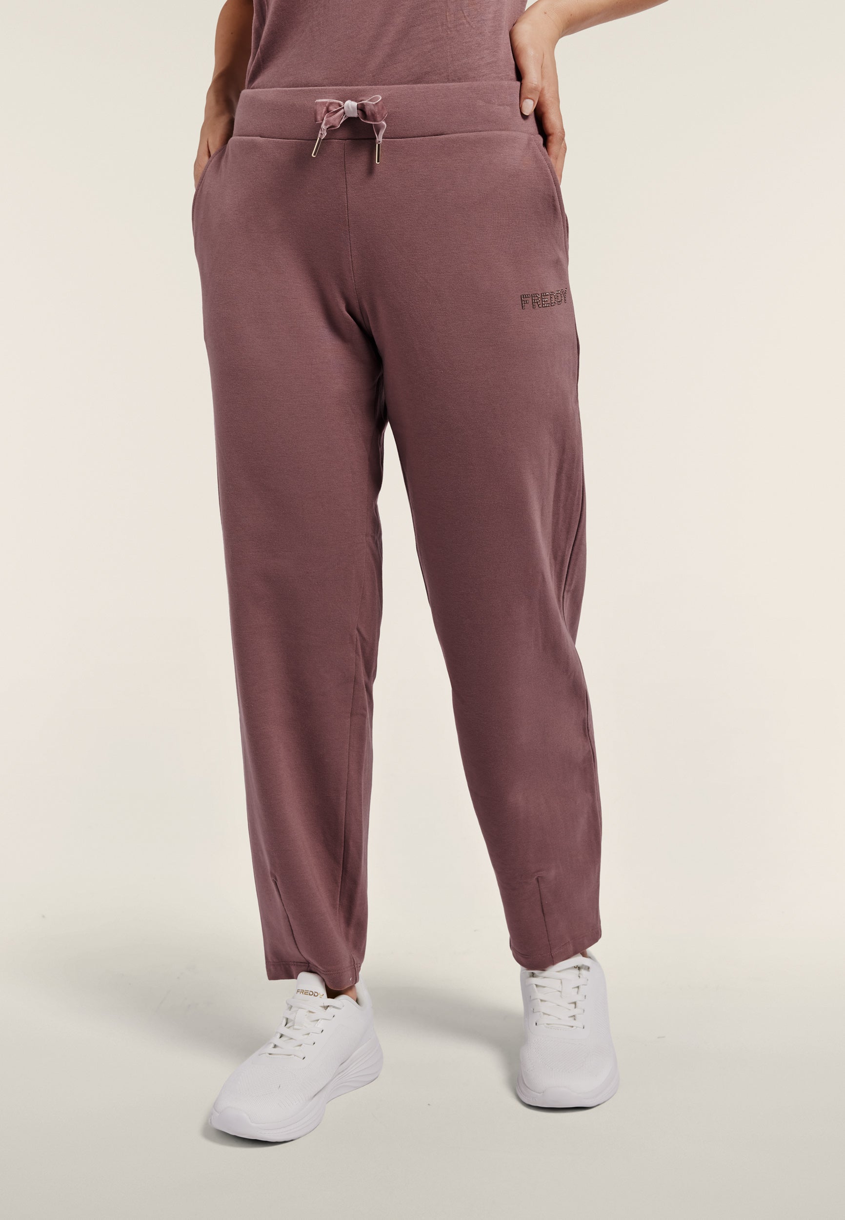 freddy-pantalon-sport-femme-comfort-carrot-fit-molleton image 1