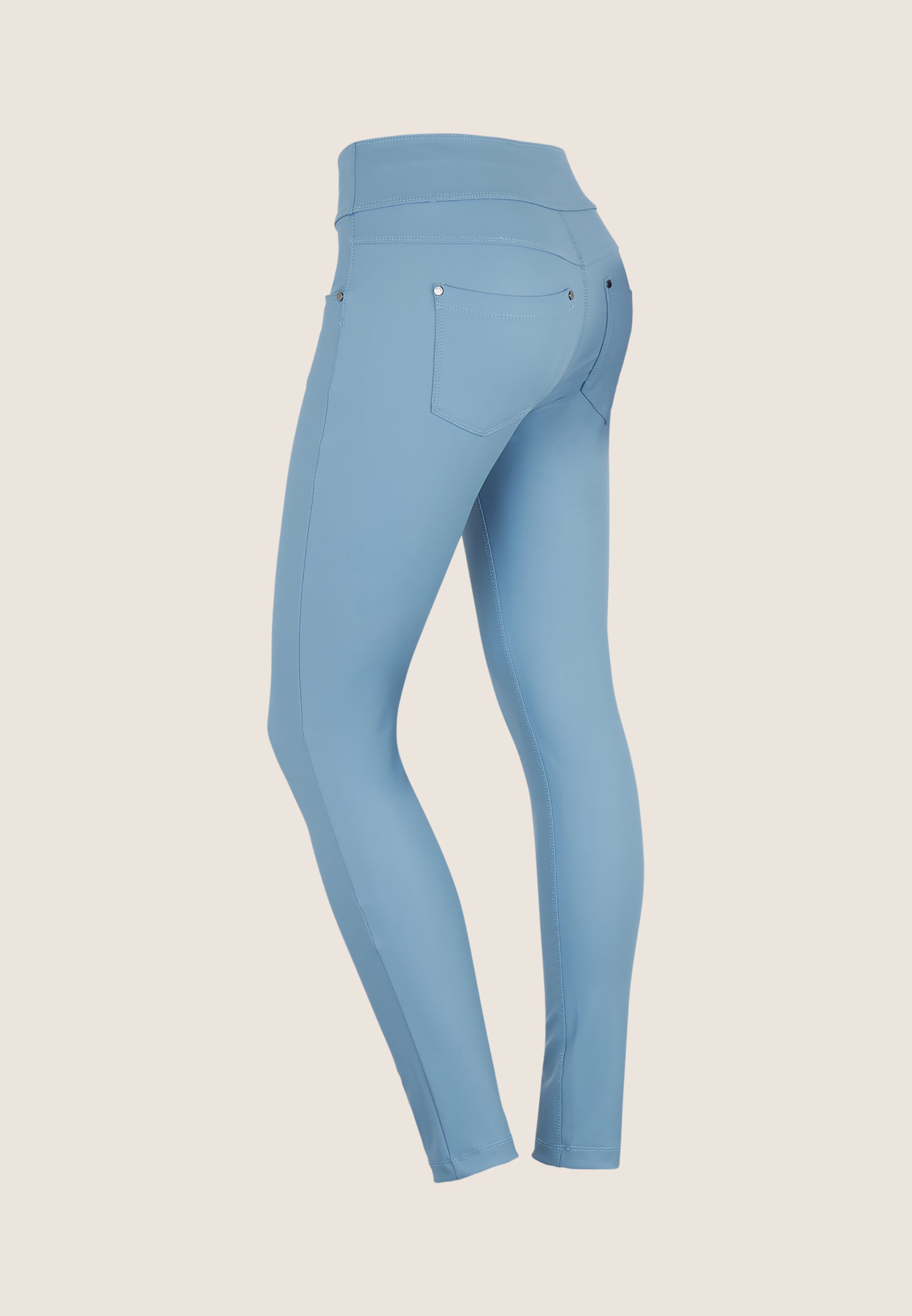 freddy-n-o-w-pantalon-skinny-similpelle-matt image 2