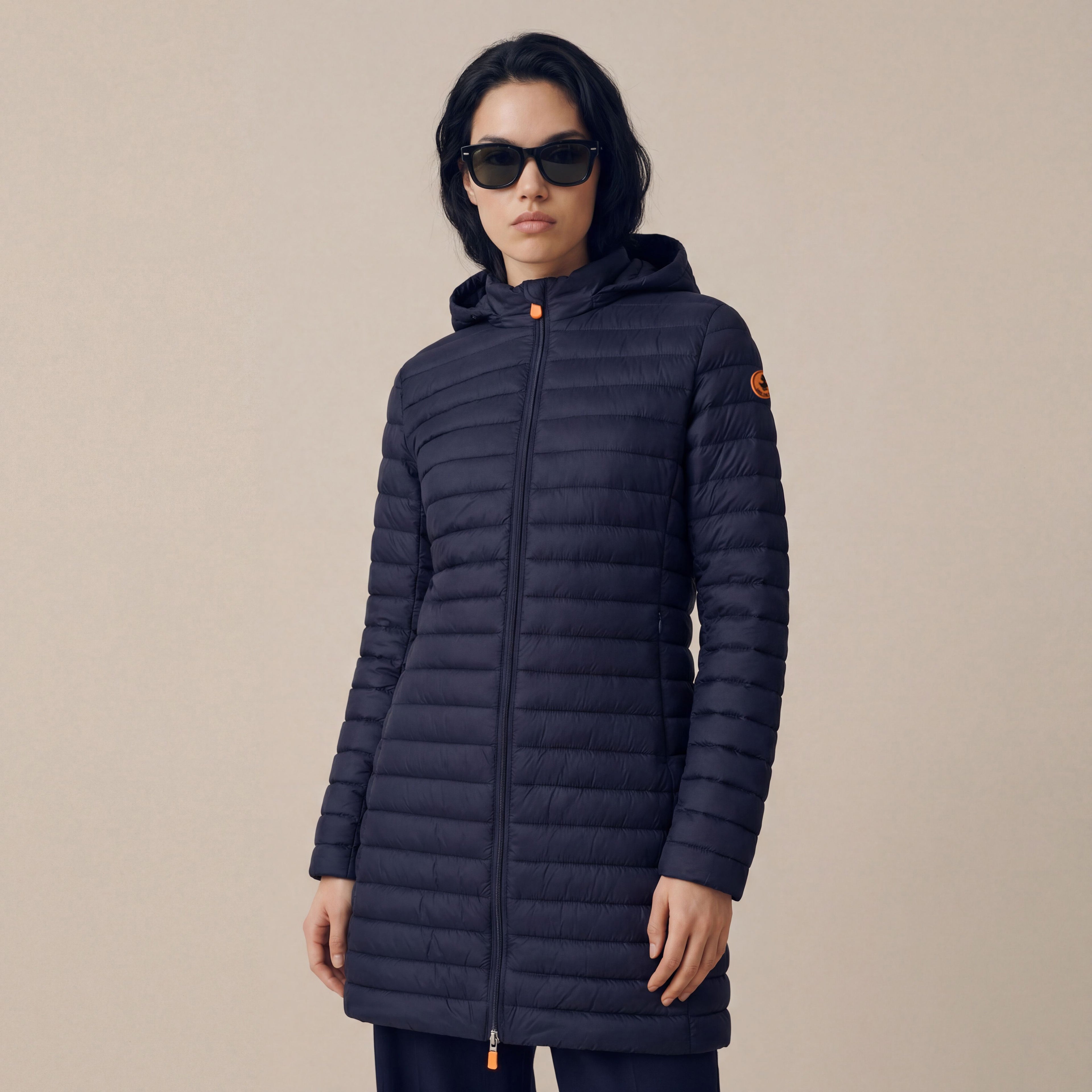 save-the-duck-bryanna-doudoune-longue-femme-bleu-navy image 5