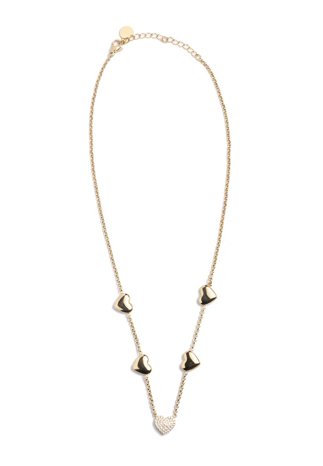 freddy-collier-acier-dor-316l-c-urs-et-strass-400-mm image 1