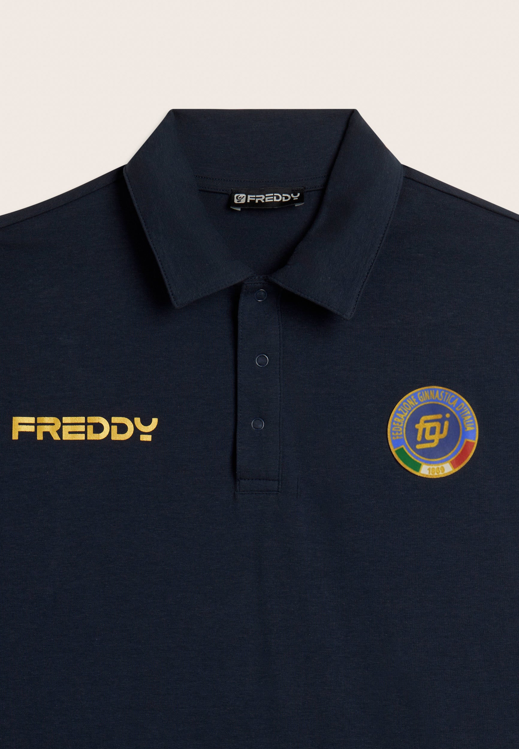 freddy-polo-homme-italia-fgi-coton-stretch-manches-contrast-es image 8