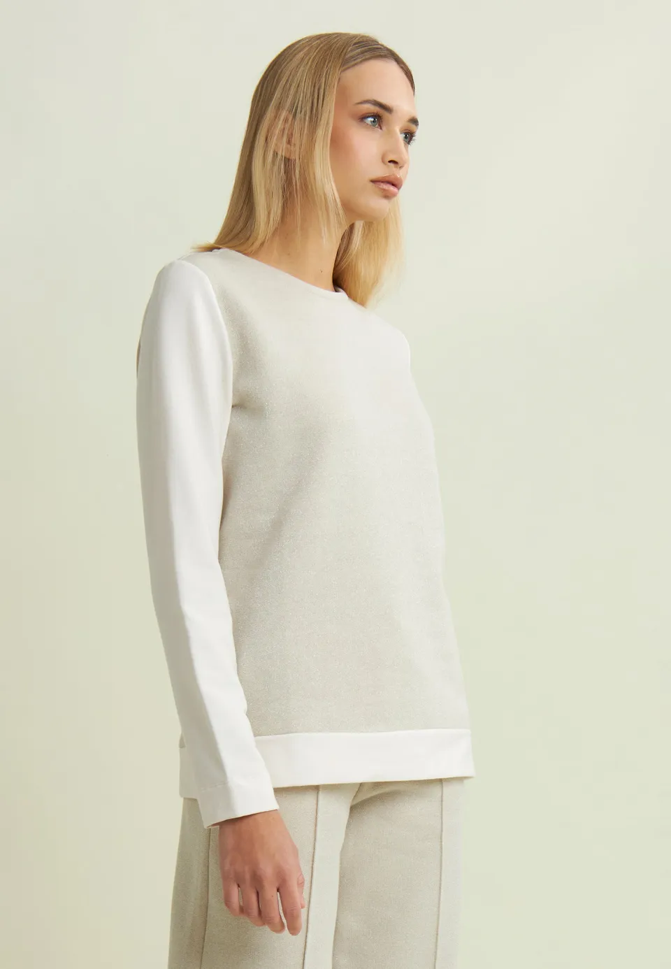 freddy-sweat-femme-col-rond-m-lange-lurex image 1