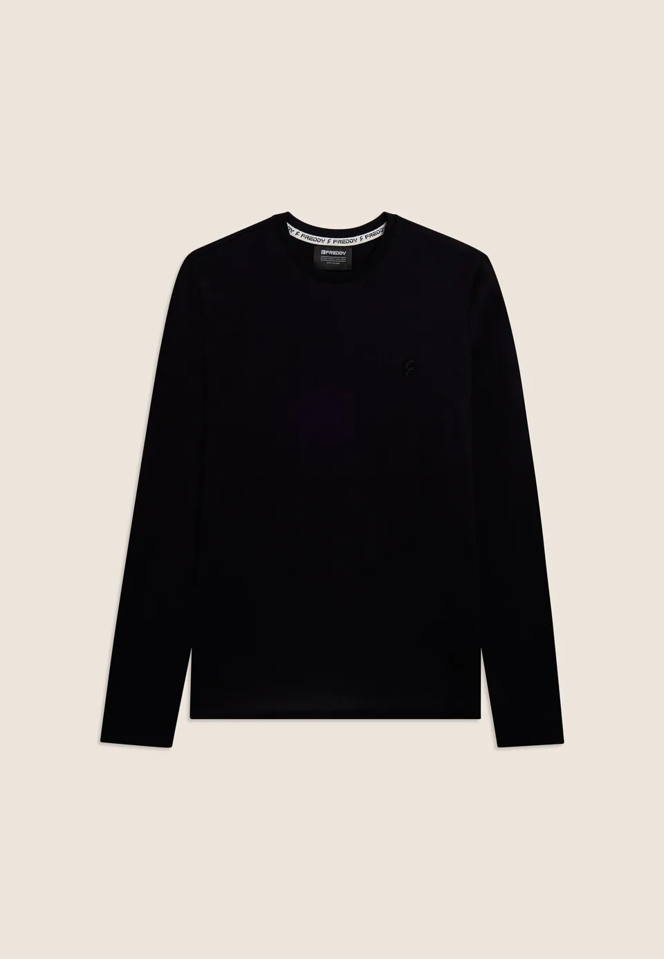 freddy-t-shirt-manches-longues-coton-logo-brod image 1