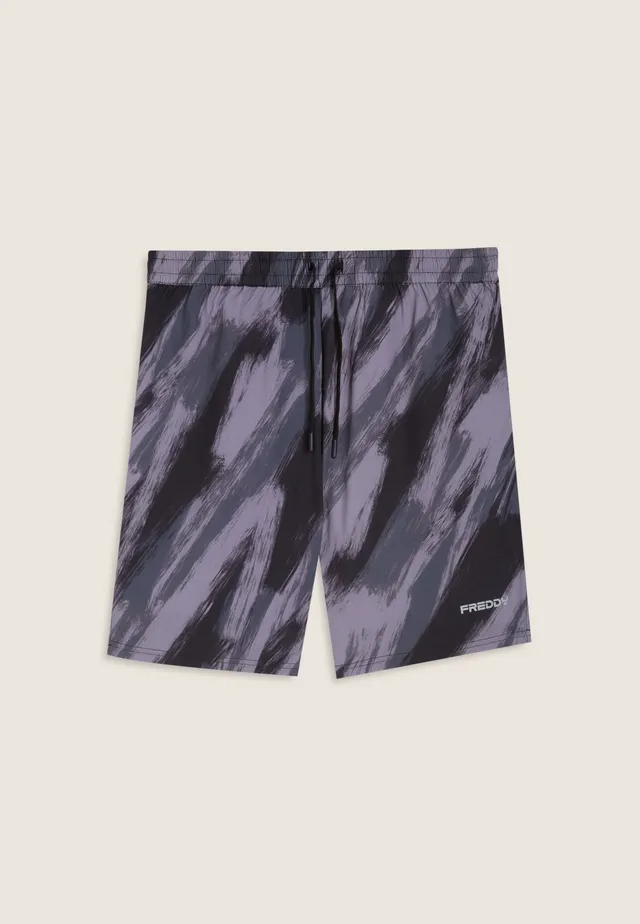 freddy-short-homme-imprim-brush-slim-zip image 1