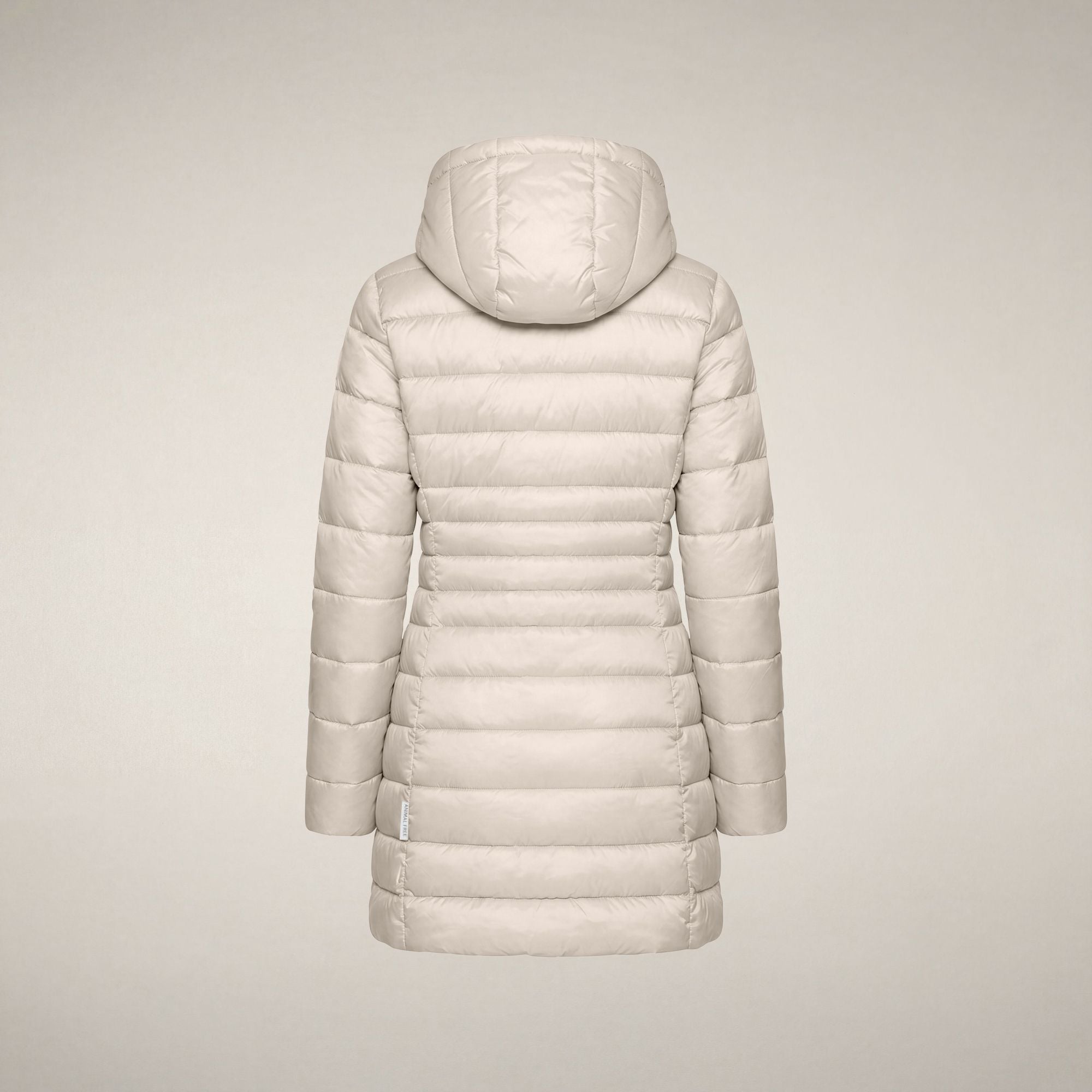 save-the-duck-reese-doudoune-longue-femme-beige-rainy image 4