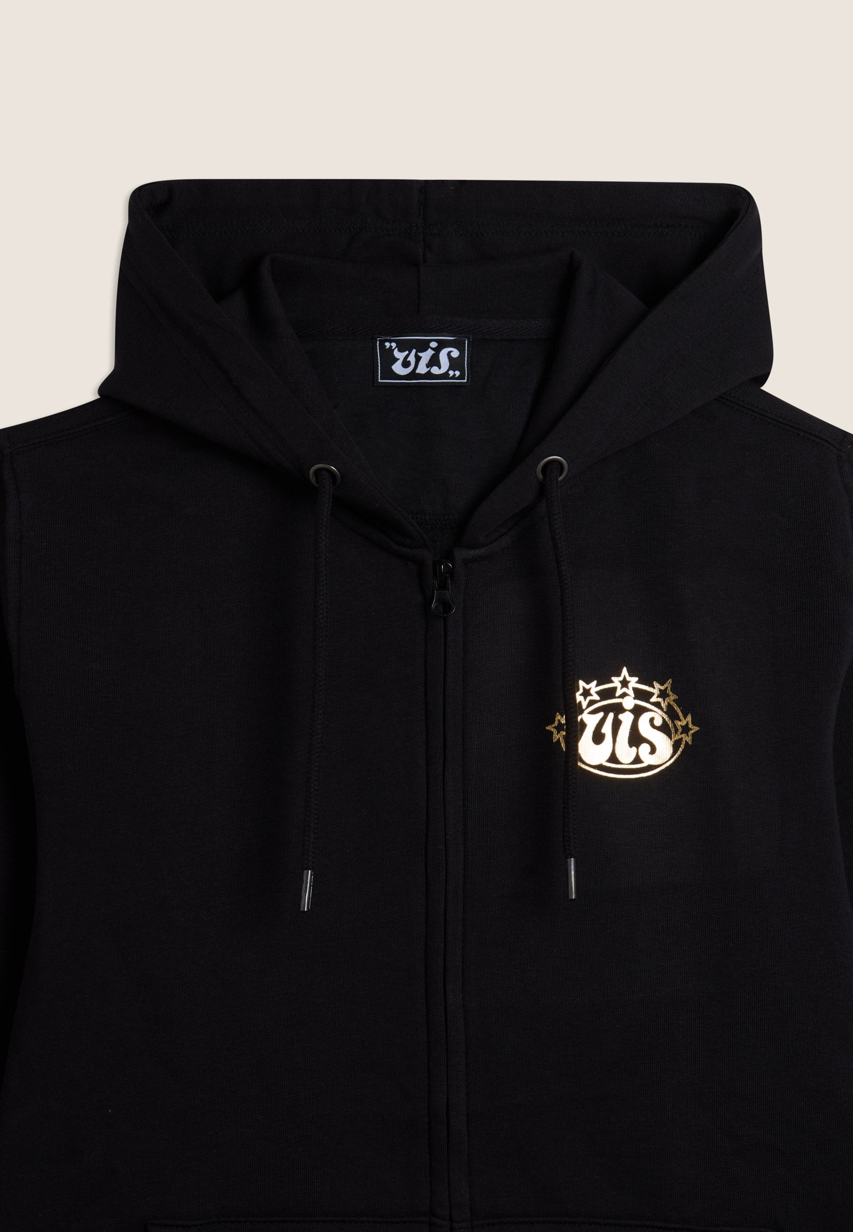 freddy-vis-sweat-capuche-zipp-unisexe-logo-or image 3