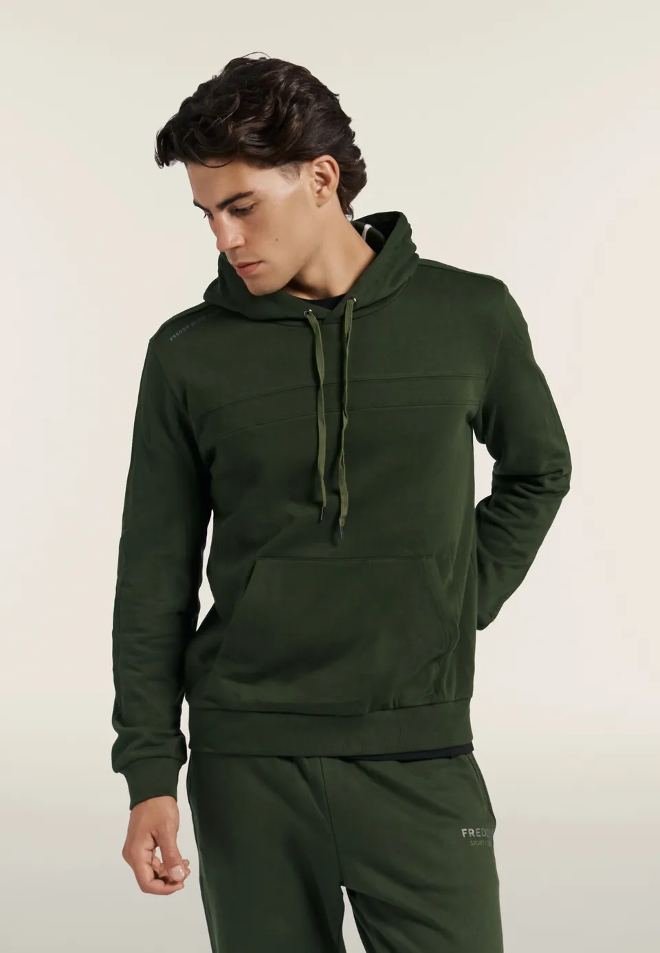 freddy-sport-club-felpa-uomo-con-cappuccio-in-cotone image 1