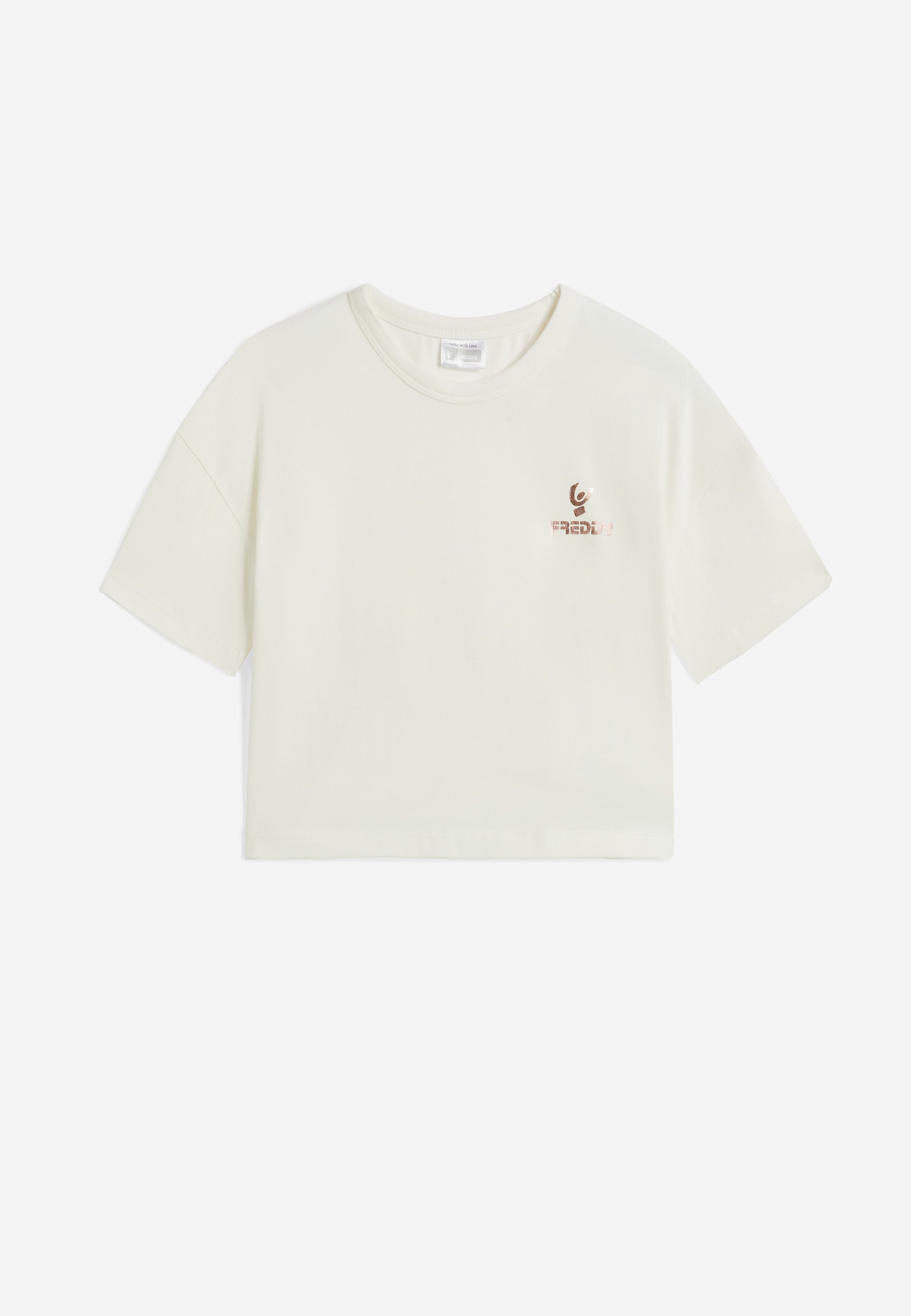 freddy-t-shirt-fille-comfort-fit-court-coton-lastique image 7