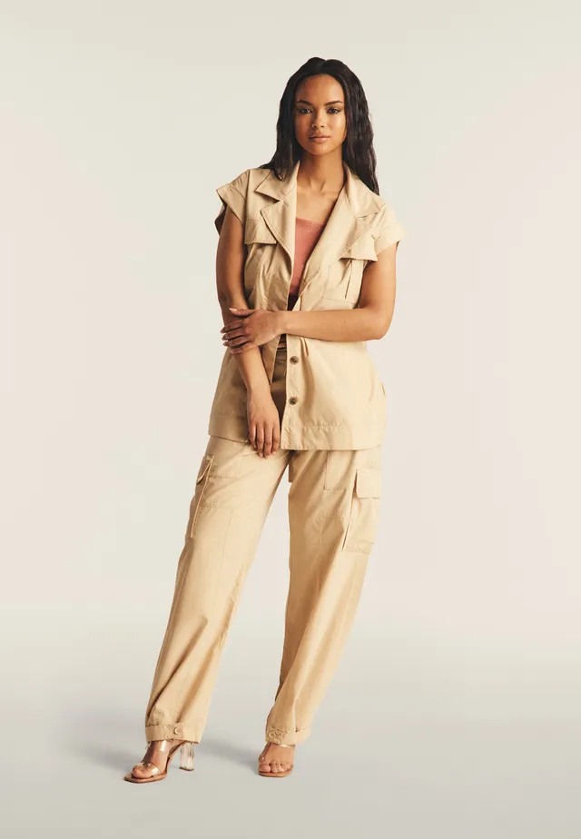 freddy-trench-femme-sans-manches-ceinture-lyocell image 1