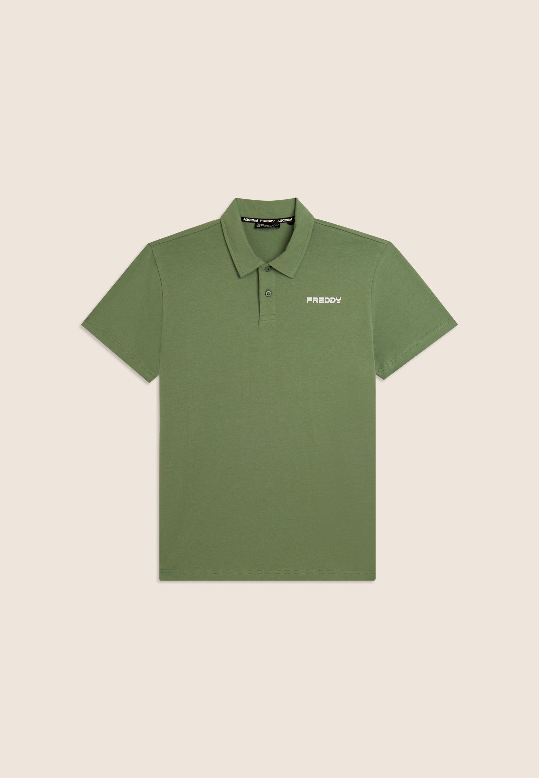 freddy-polo-homme-heavy-jersey-stretch-logo-manches-courtes image 4