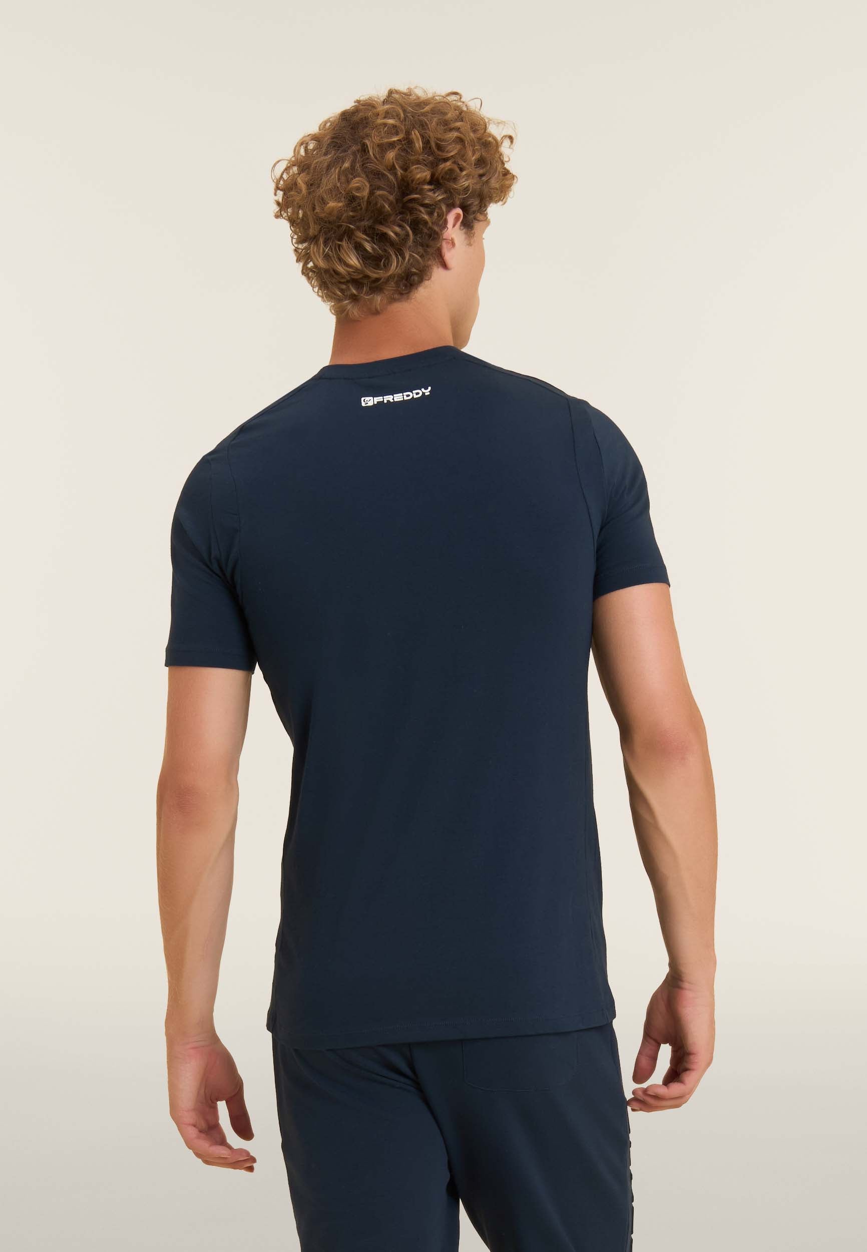 freddy-t-shirt-uomo-raglan-doppia-stampa-lucida image 3