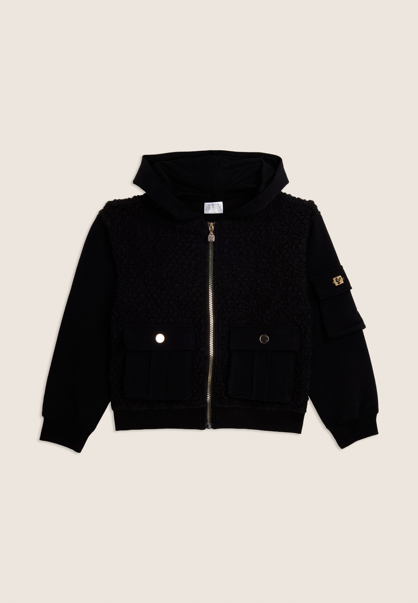 freddy-sweat-junior-teddy-zip-capuche-d-tails-dor-s image 1