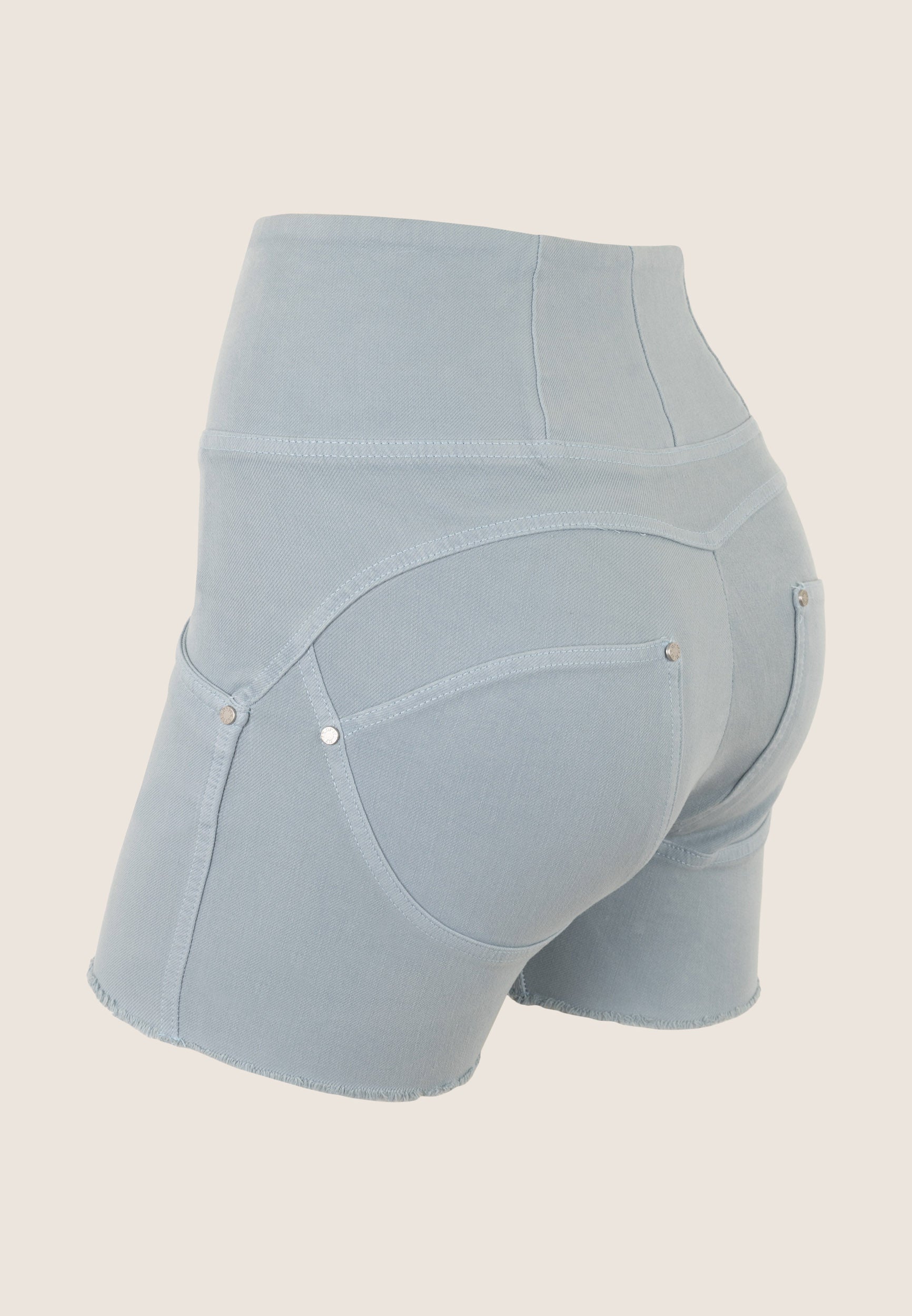 freddy-wr-up-shorts-femme-denim-cologique-taille-super-haute-zip image 2