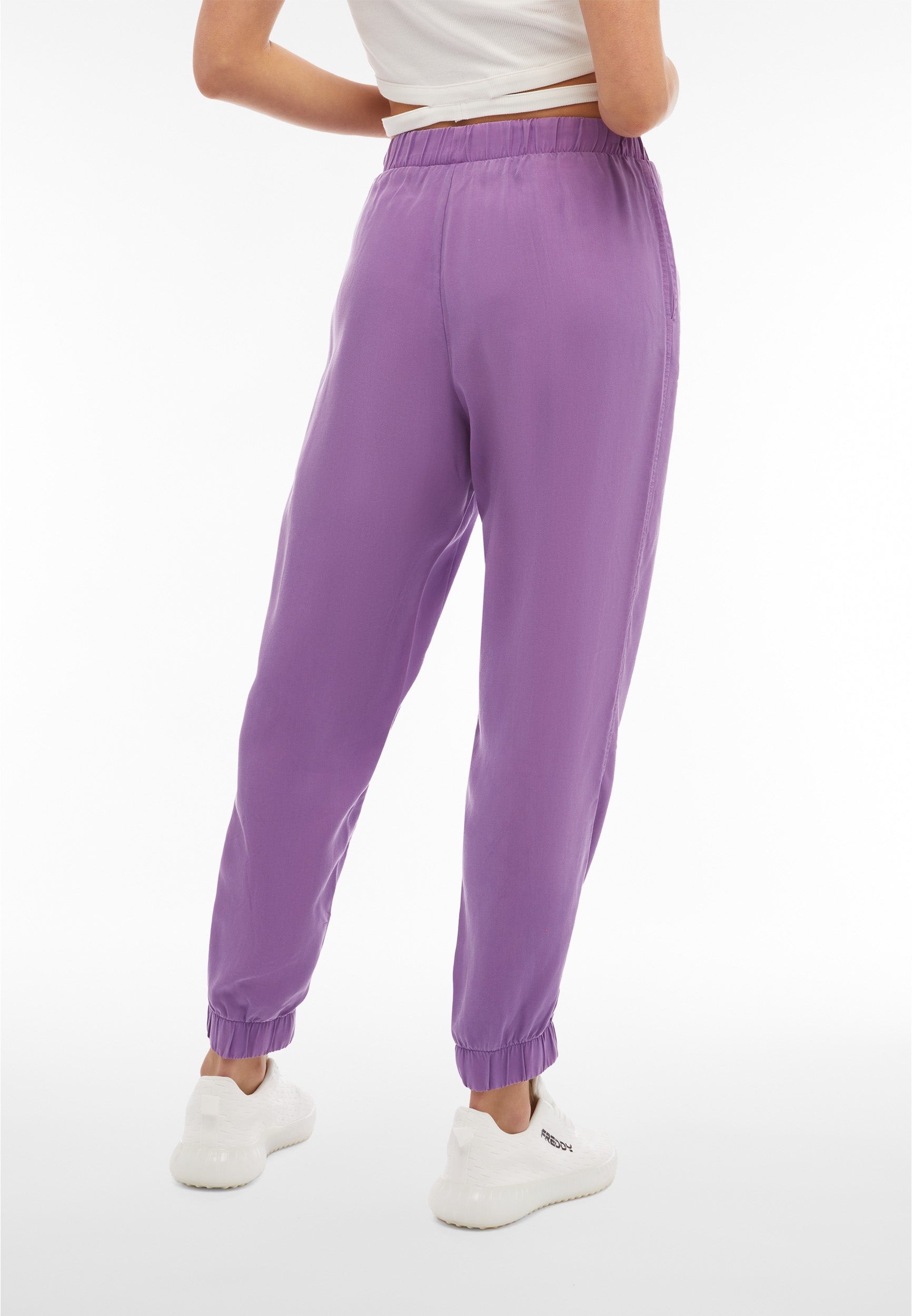 freddy-wr-up-pantalon-twill-lyocell-pli-central-femme image 3