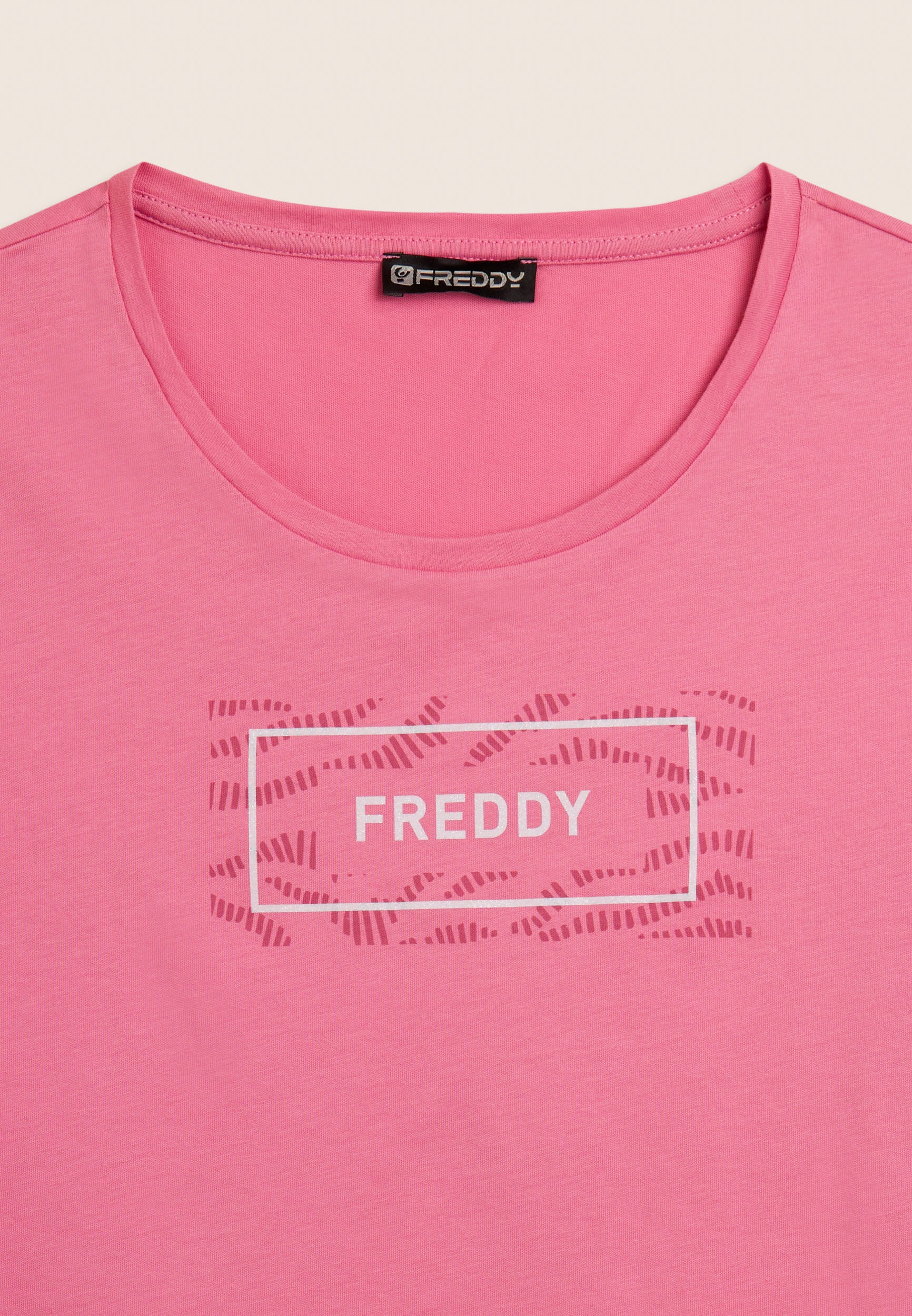 freddy-t-shirt-coton-logo-ondul-manches-courtes image 7