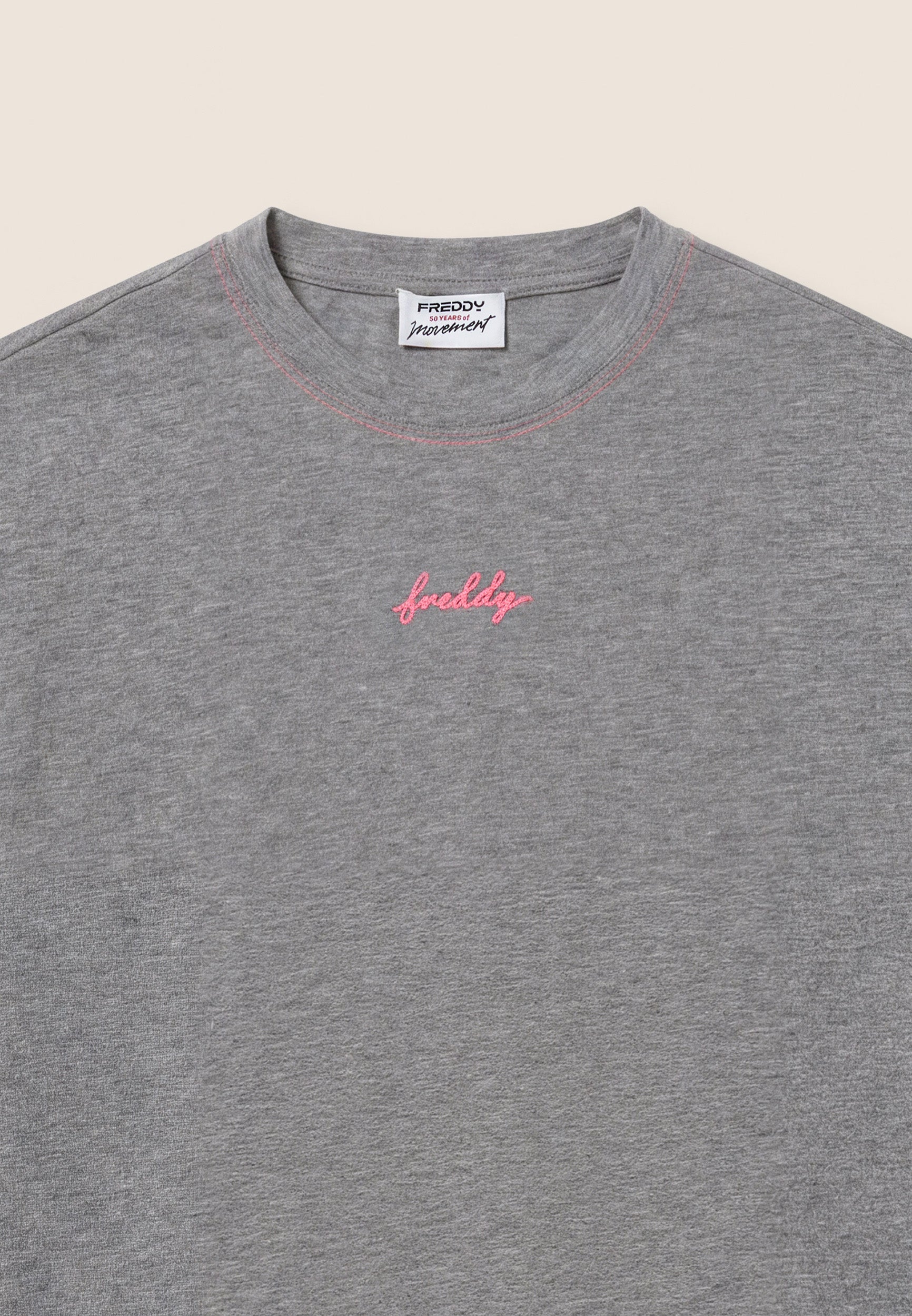 freddy-t-shirt-femme-comfort-jersey-m-lang-d-tails-fluo image 3