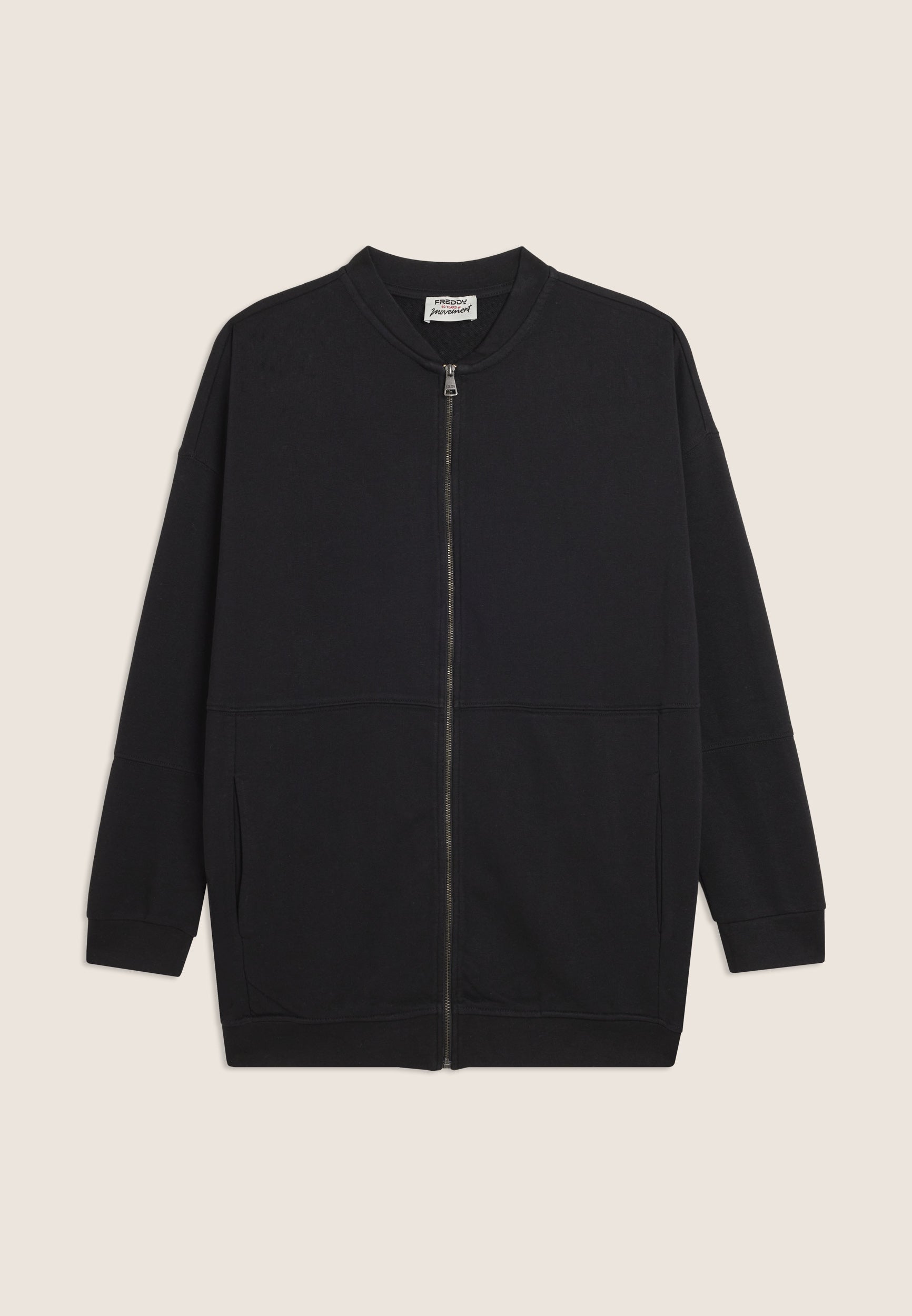 freddy-sweat-zip-oversize-feel-the-flow-sweat-femme image 5