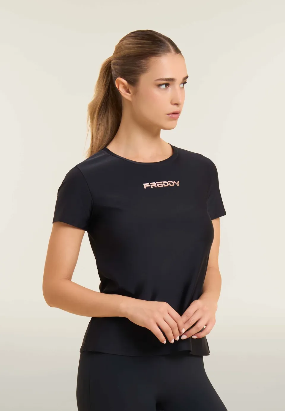 freddy-t-shirt-technique-fentes-lat-rales-fit-regular image 1