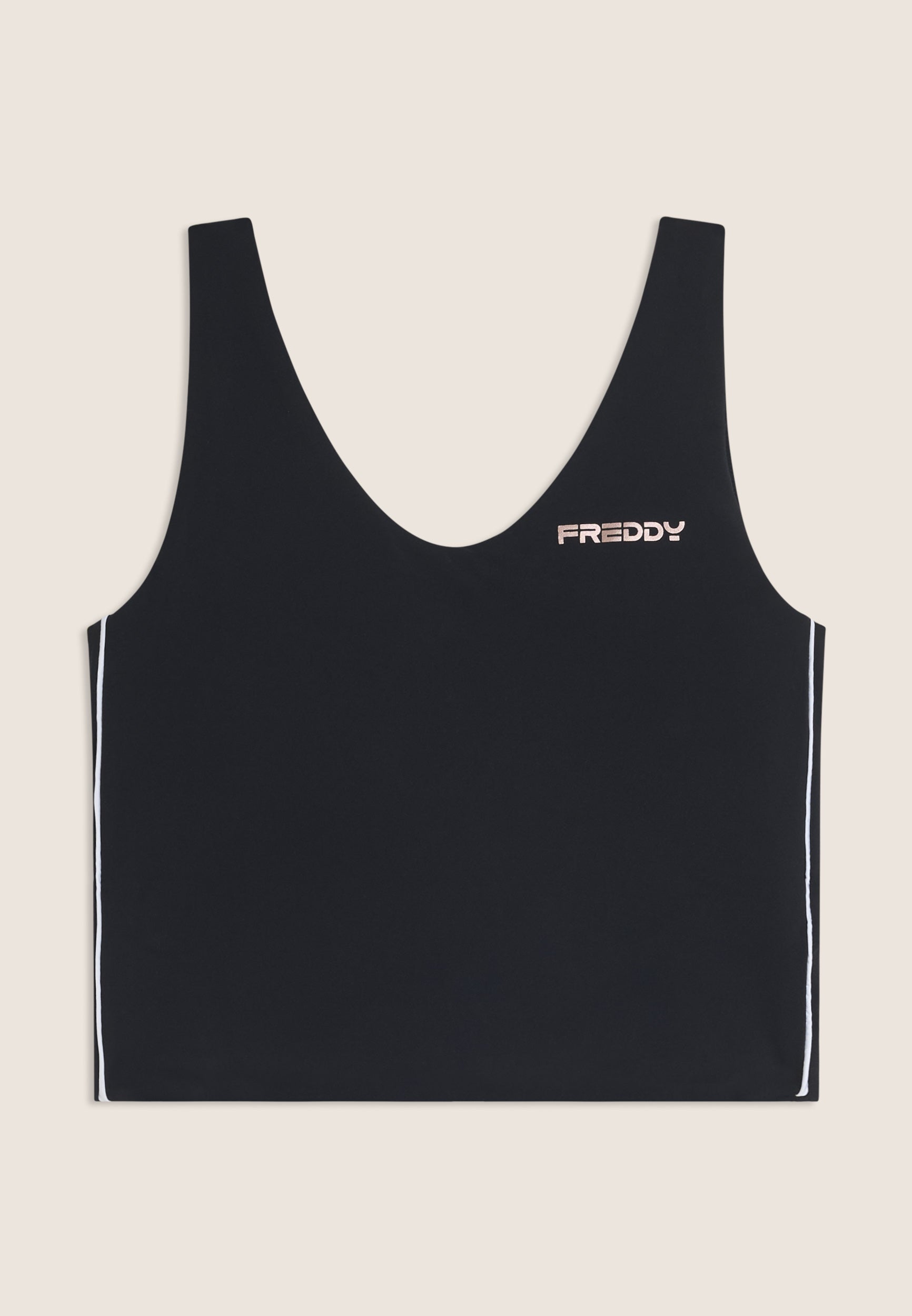 freddy-d-bardeur-cropped-slim-fit-col-v-jersey-quick-dry image 2