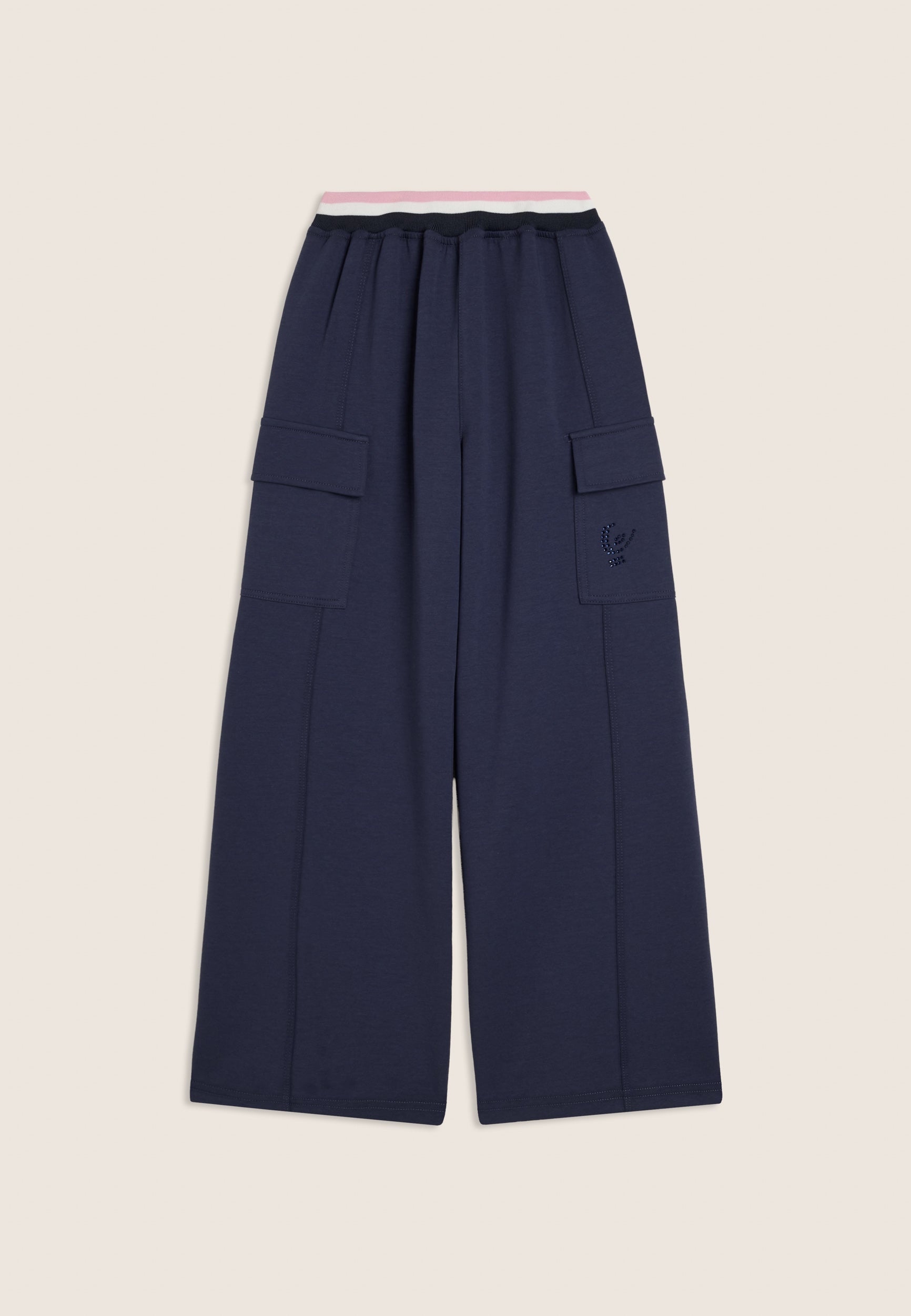 freddy-pantalon-junior-oversize-cargo-strass image 1