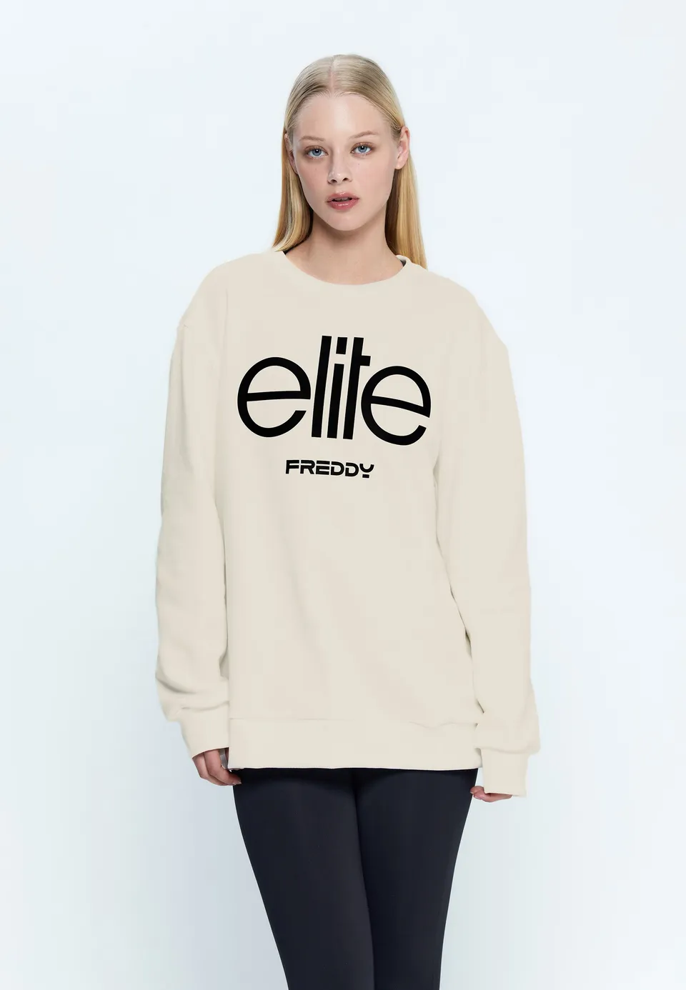 freddy-felpa-unisex-elite-sweat-col-rond-brod-coton image 1