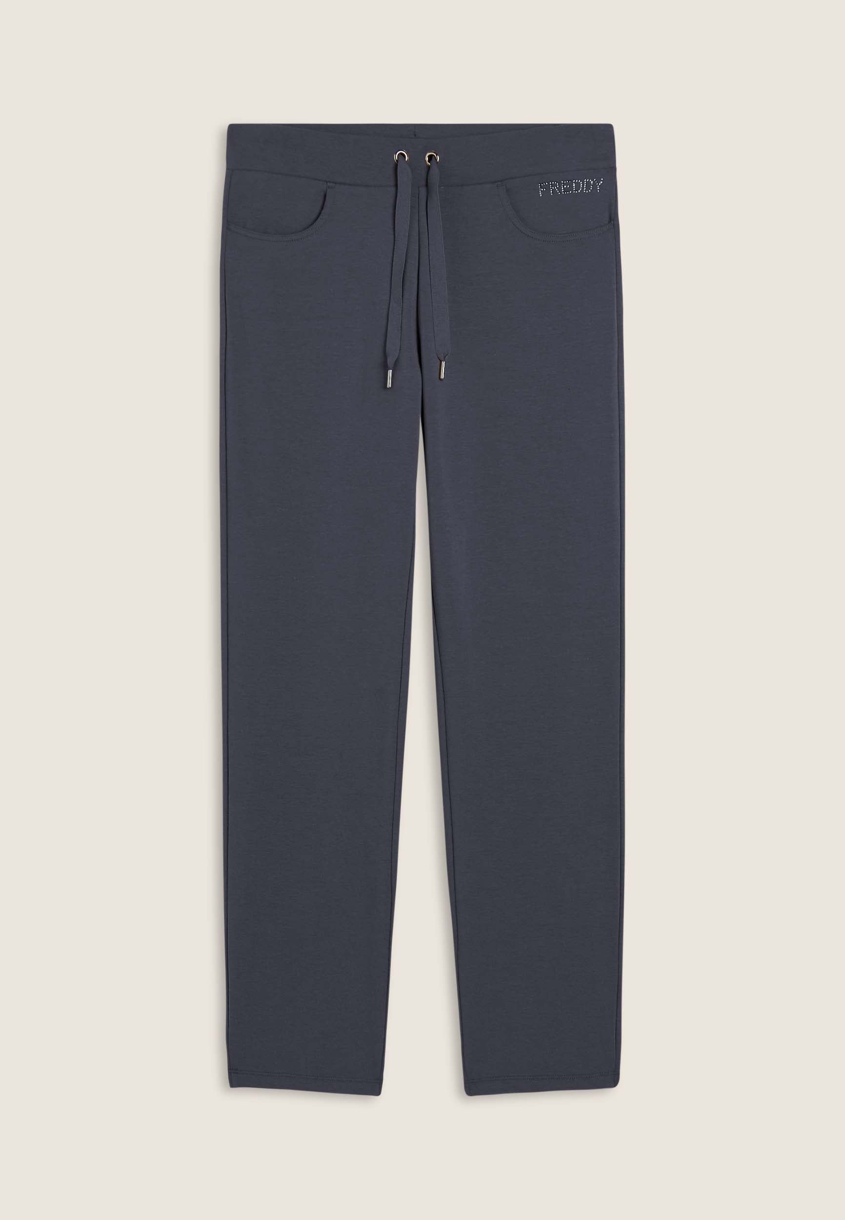 freddy-pantalon-sport-femme-molleton-modal-poches-strass image 8