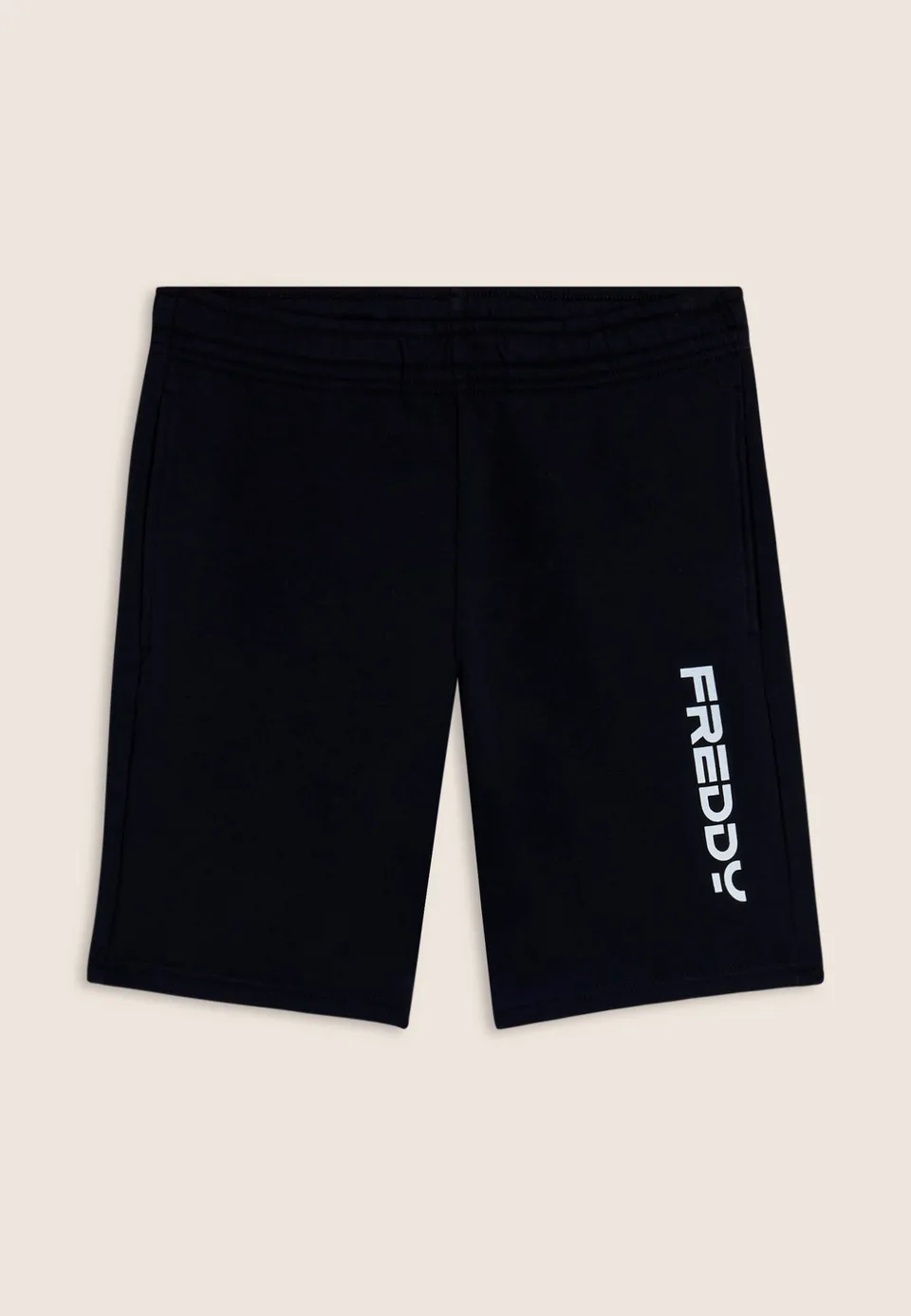 freddy-short-unisexe-jersey-coton-maxi-logo-blanc-sur-noir image 1