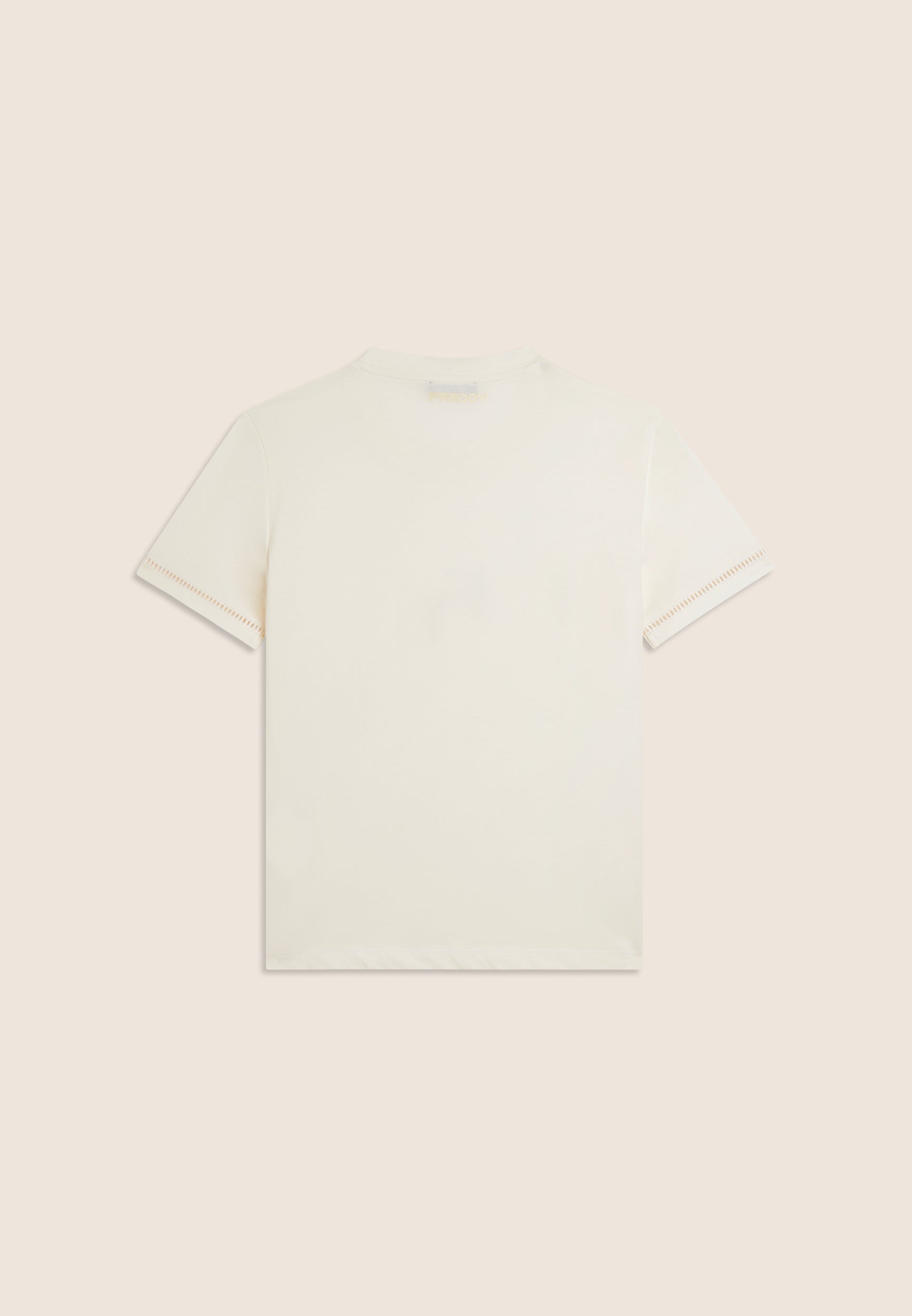 freddy-t-shirt-girocollo-femme-coton-broderie-logo-ajour image 6
