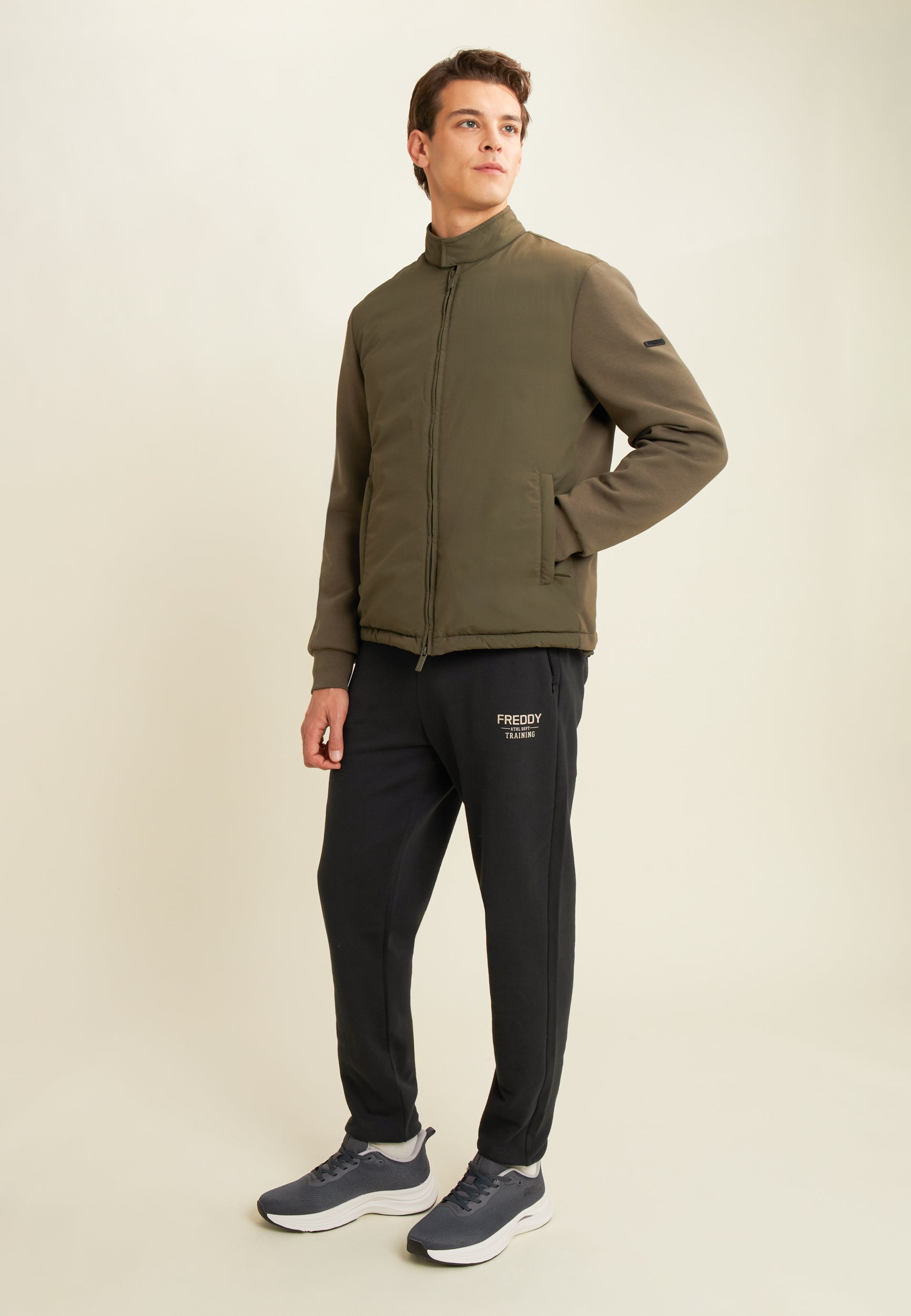 freddy-pantalon-jogger-homme-en-felpa-coton-poignets-c-tel-s image 2