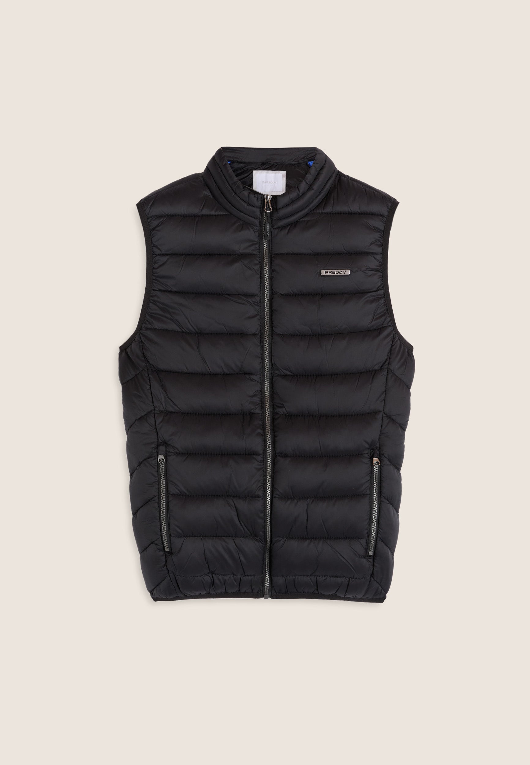 freddy-gilet-homme-matelass-col-haut-faux-duvet image 4