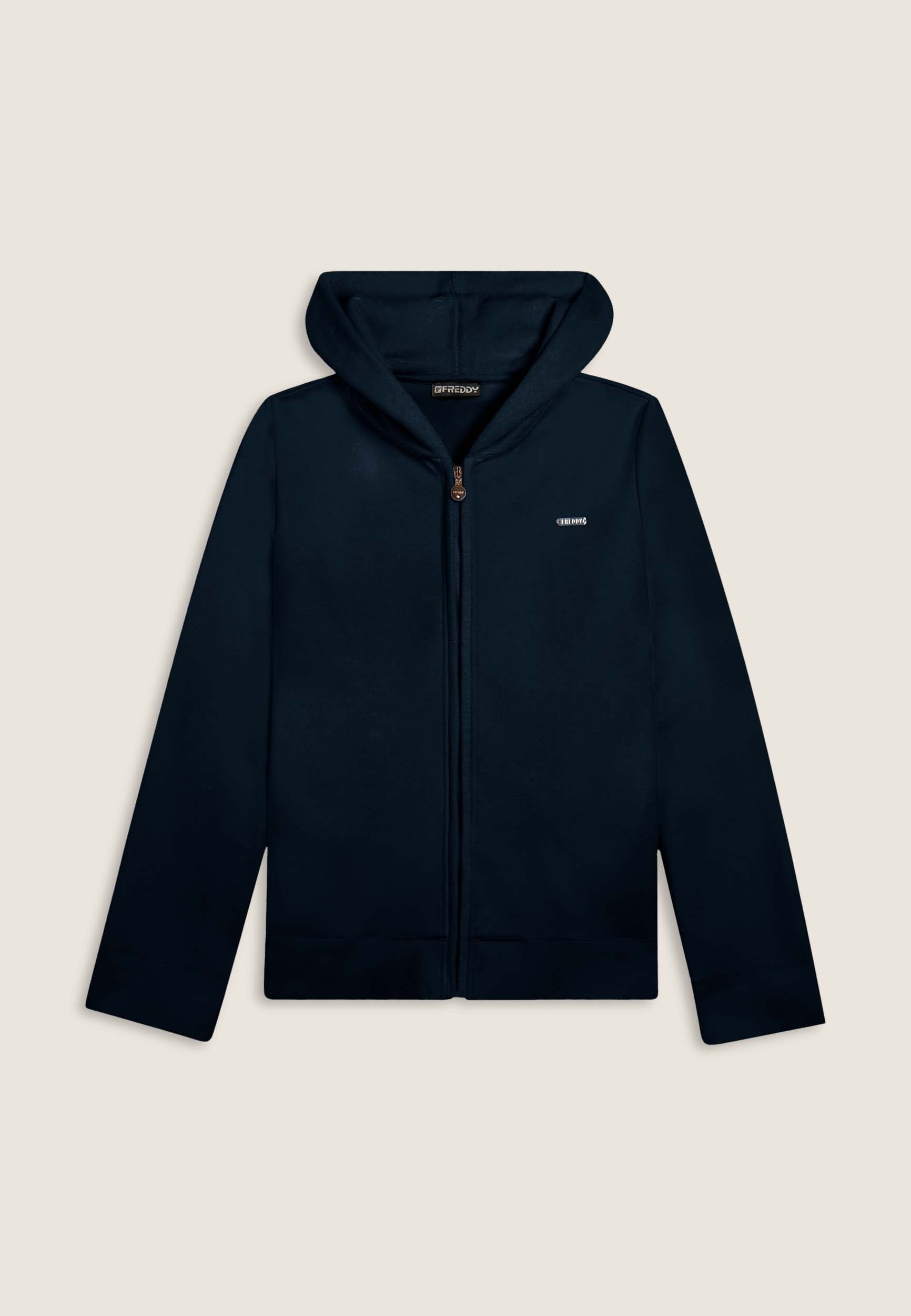 freddy-felpa-sweat-capuche-chenille-ray-e-viscose-full-zip image 8
