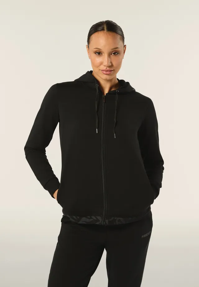 freddy-sweat-comfort-fit-zip-capuche-logo-fleuri image 1