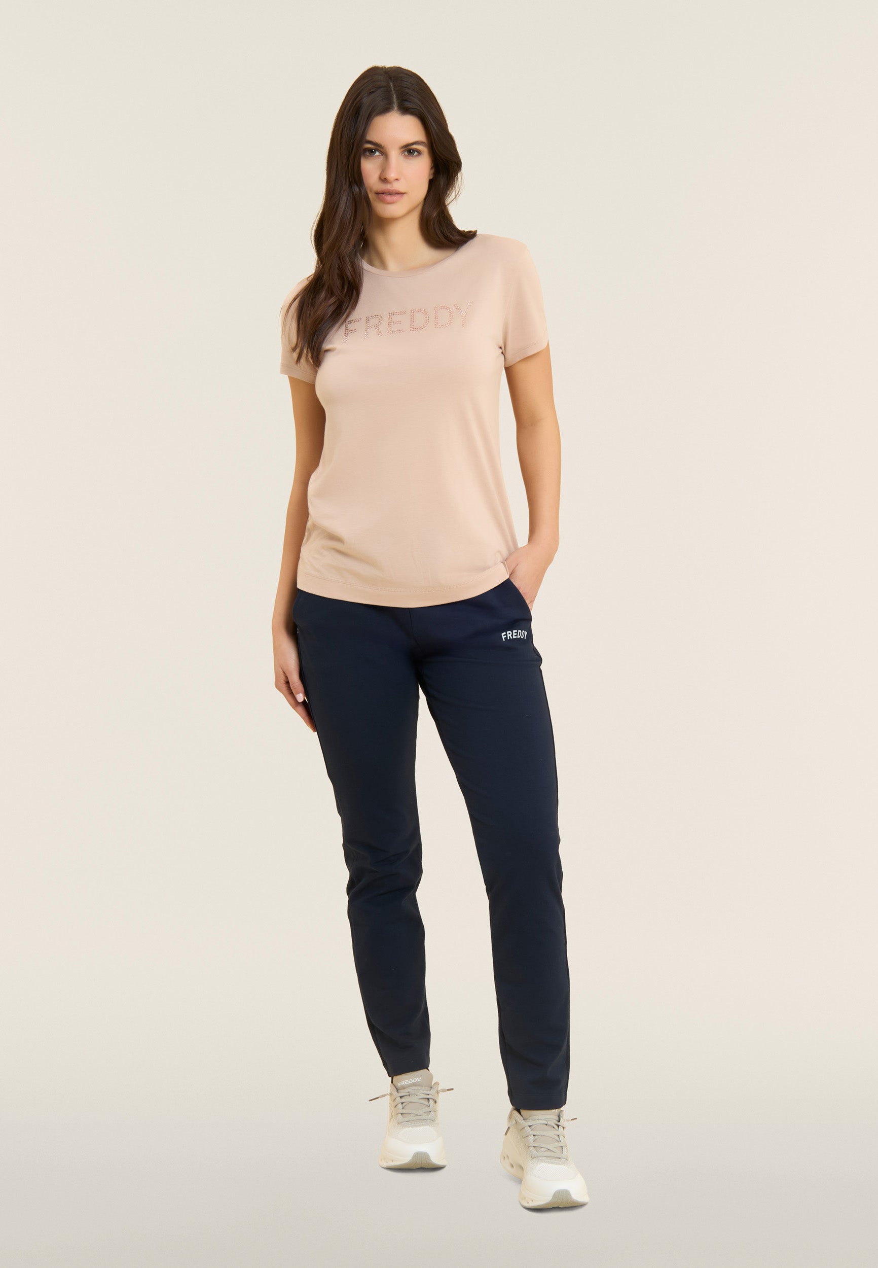 freddy-pantalon-droit-french-terry-coulisse-logot-e image 2
