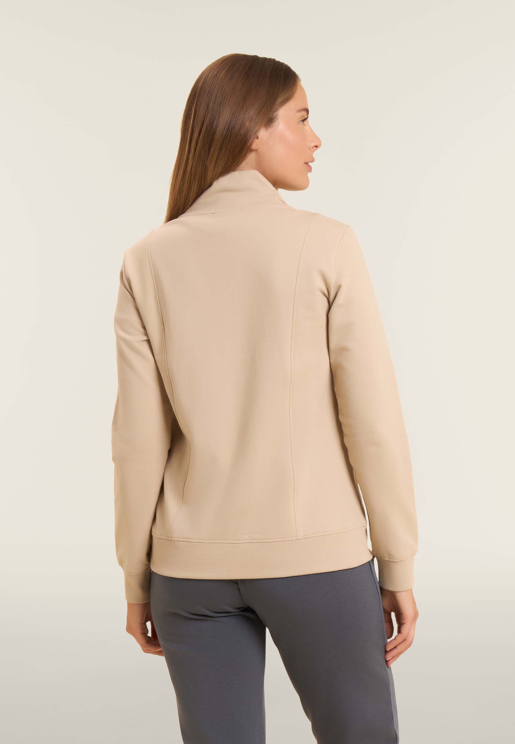 freddy-sweat-femme-full-zip-col-haut-logo-minimal image 3