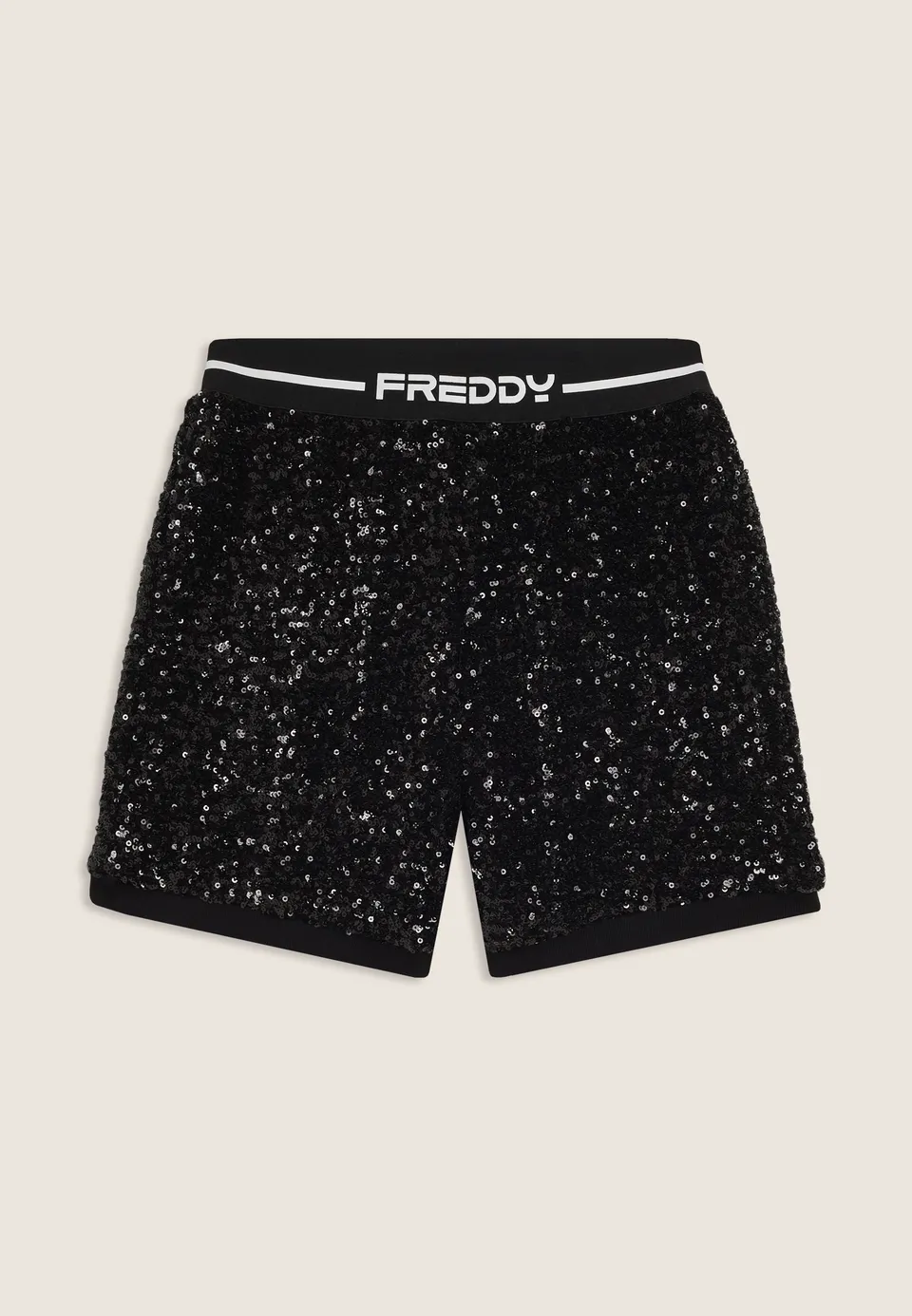 freddy-short-junior-paillettes-lastique-jacquard-logo image 1